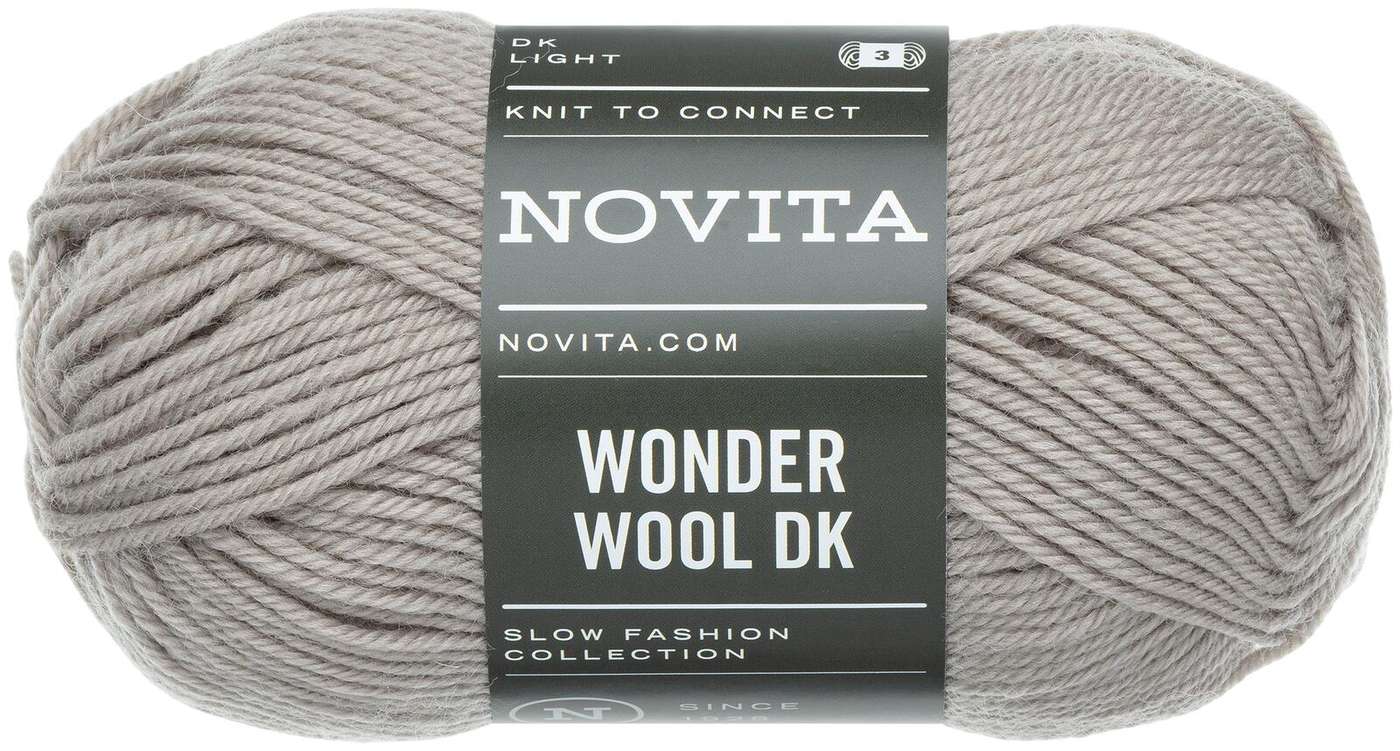 Пряжа Novita Wonder Wool 50 г чай 058 (цвет тетерев)