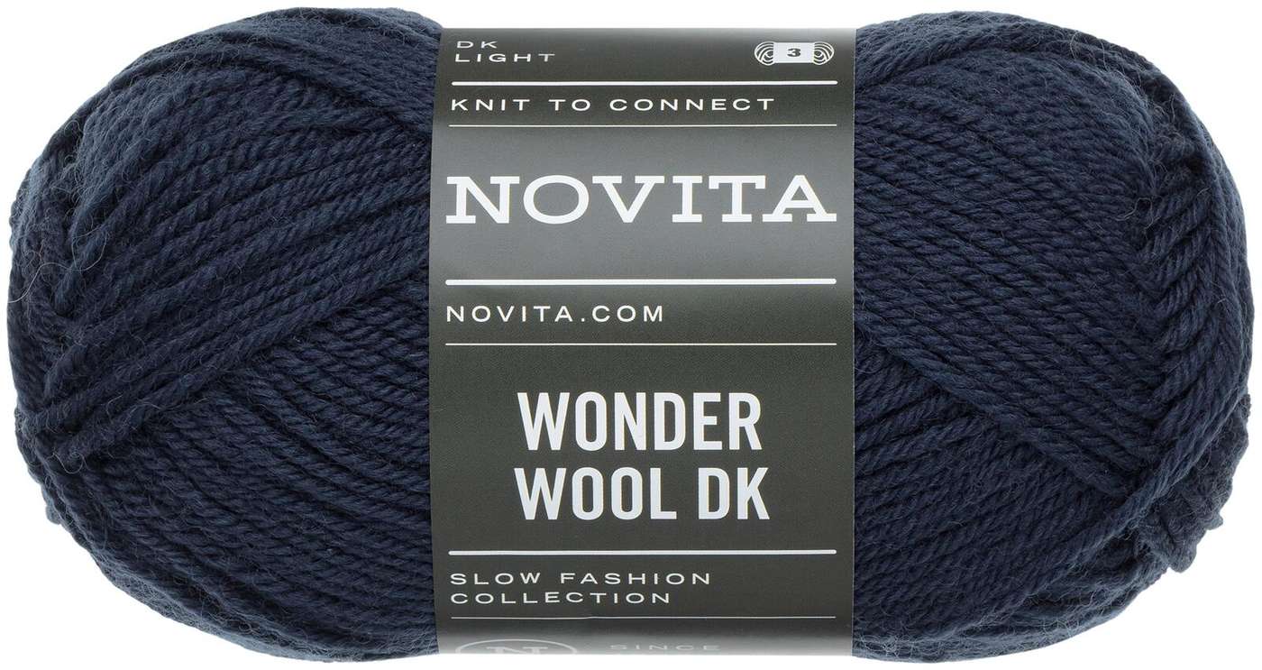 Пряжа Novita Wonder Wool DK 50 г сумерки 163 (цвет сумерки)