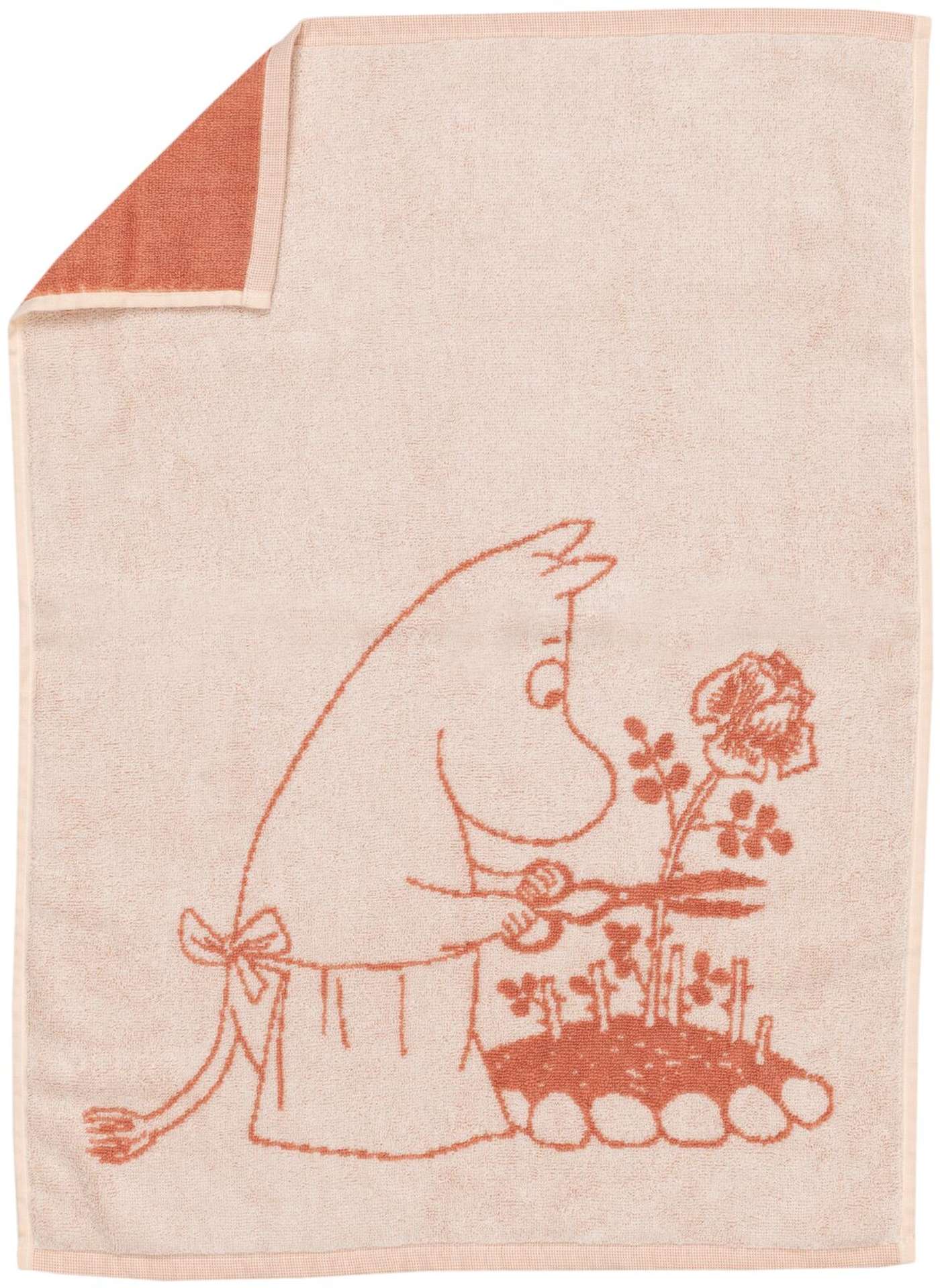 Полотенце для рук Moomin Arabia Moomin 50х70 Moominamma бежевый GOTS (цвет бежевый)