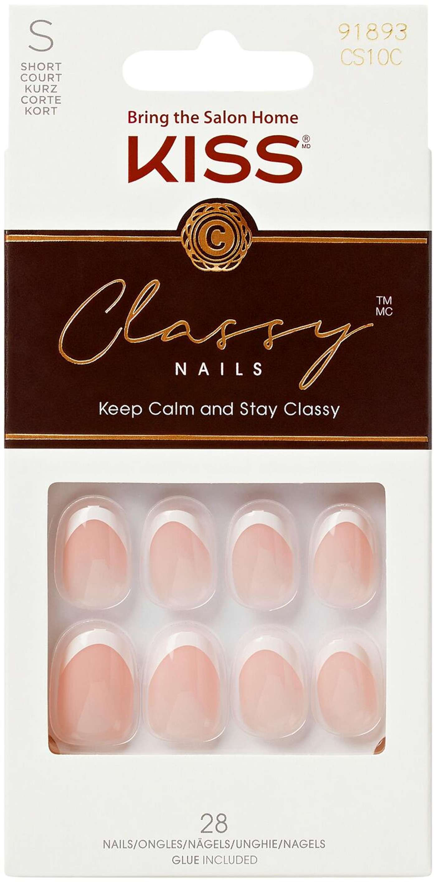 Ногти Kiss Classy Nails - Эксклюзив, всего 28 шт.