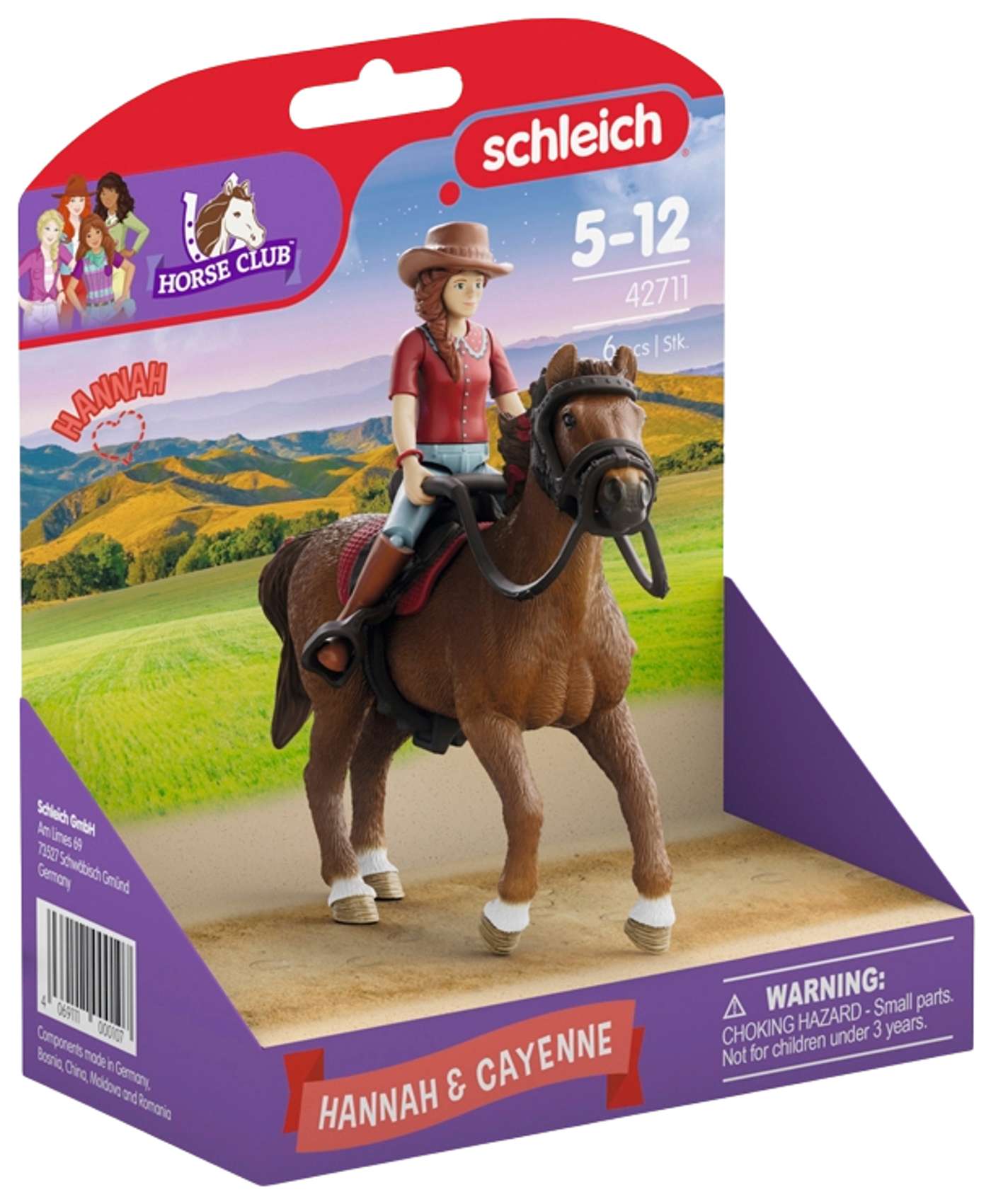 Конный клуб schleich® Ханна и Кайенна