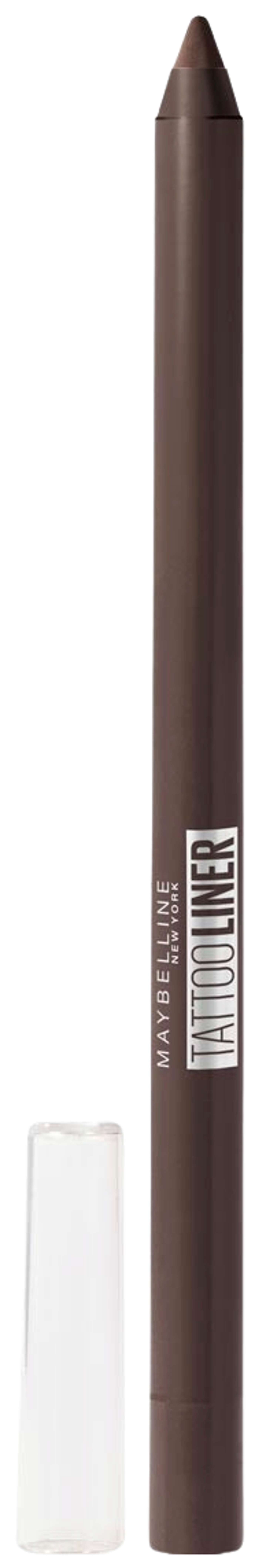 Гель-карандаш-лайнер Maybelline New York Tattoo Liner 910 Bold Brown, 1, 3 г (цвет Жирный коричневый)