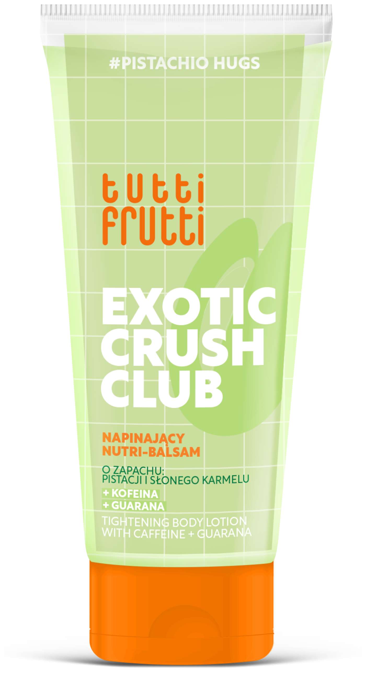 Tutti Frutti Exotic Crush Club крем для тела с фисташками, кофеином и гуараной 200 мл