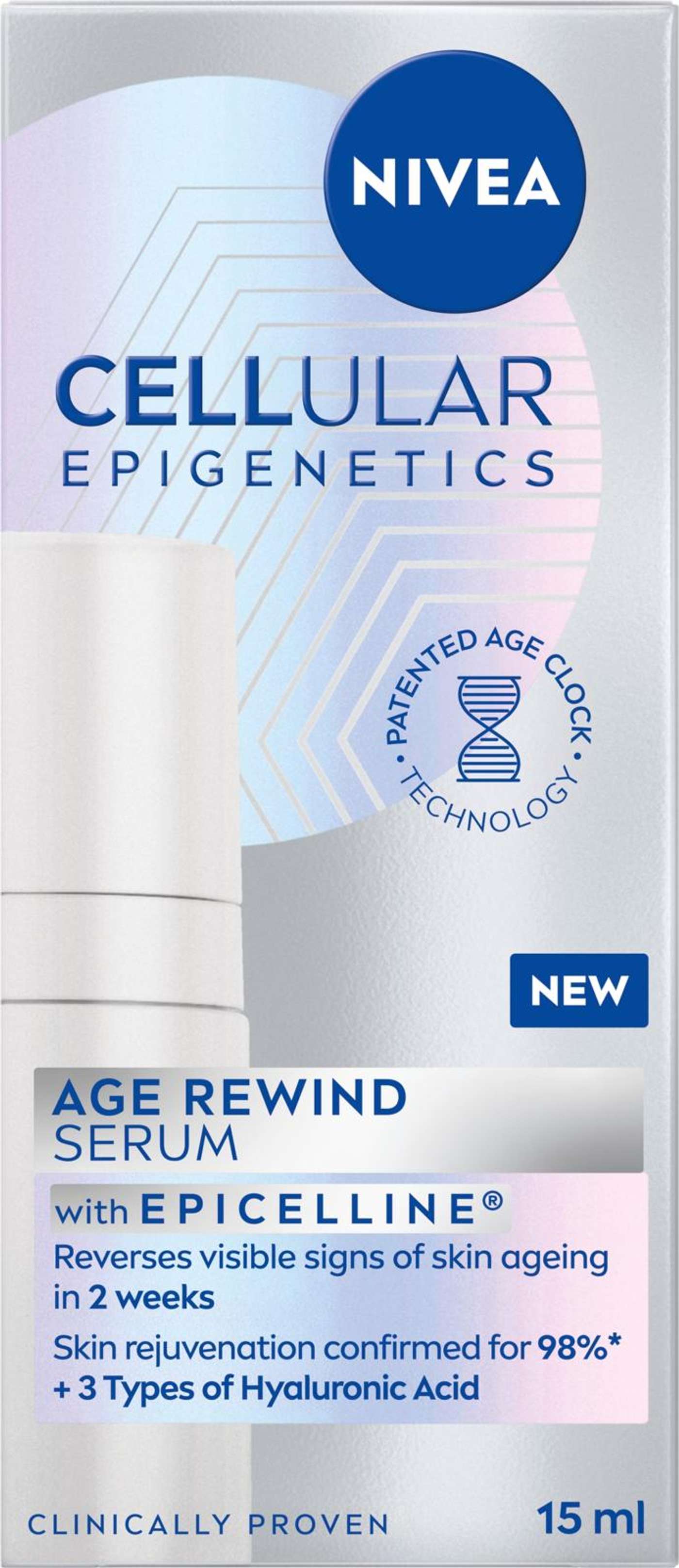 NIVEA 15 мл сыворотка для лица Cellular Epigenetics Age Rewind Serum