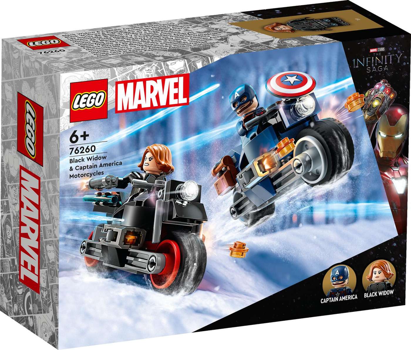 LEGO® Super Heroes Marvel 76260 Черная Вдова и Капитан Америка