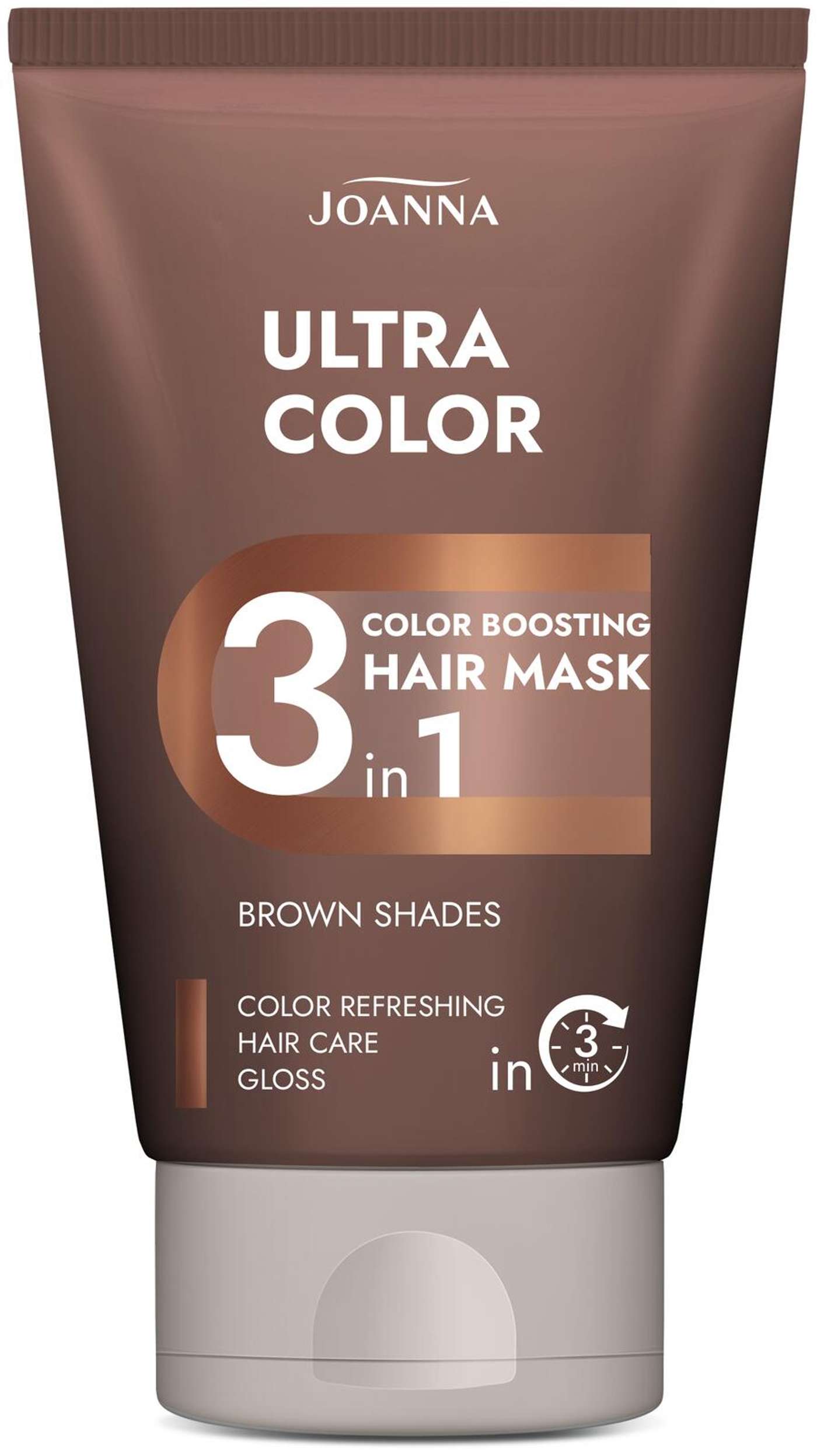 Joanna Ultra Color Boosting маска для волос коричневых оттенков 100 мл