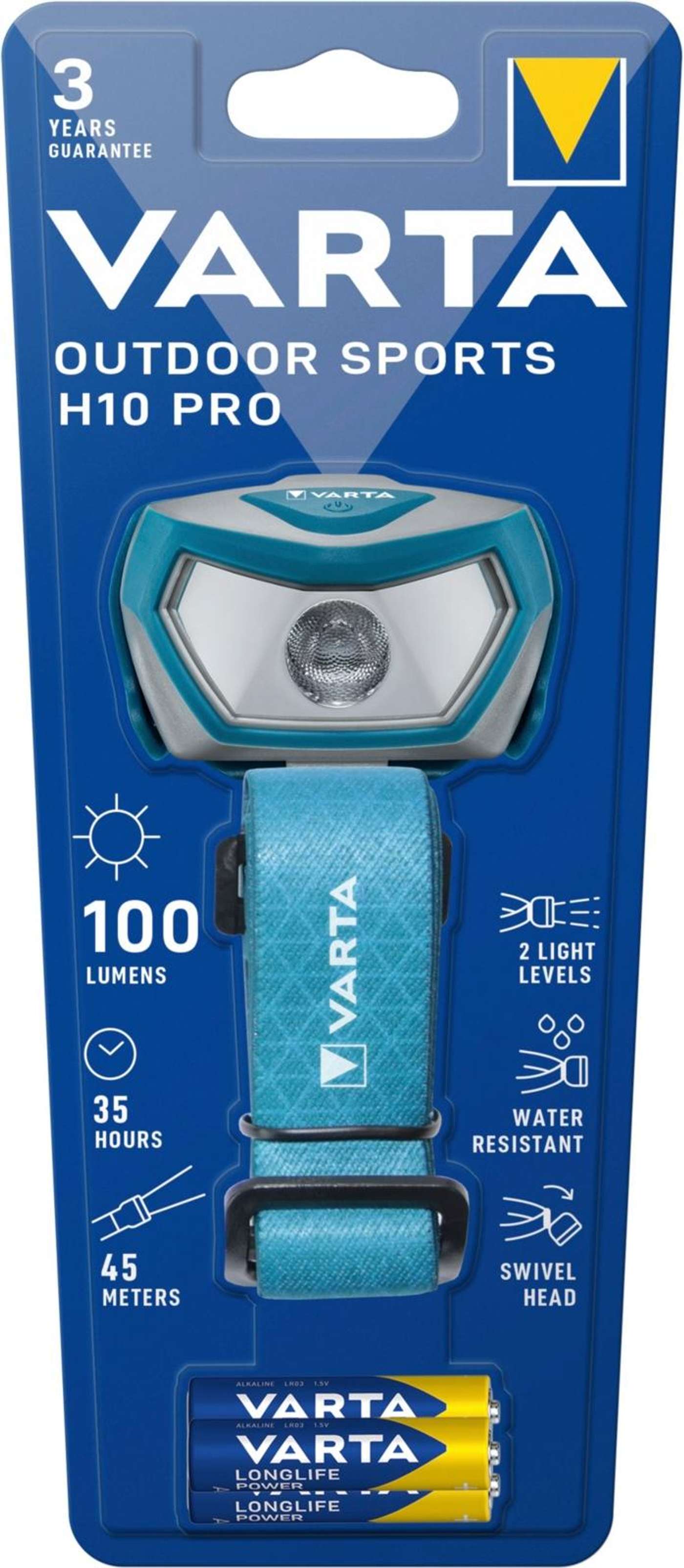 Налобный фонарь Varta Outdoor Sports H10 Pro
