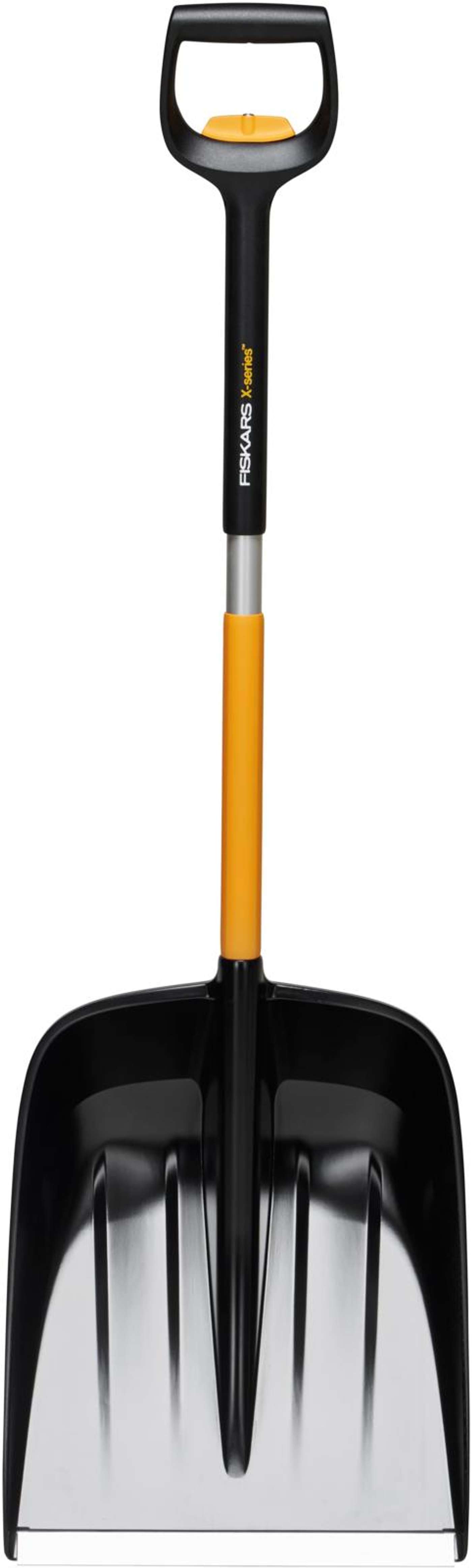 Лопата для снега Fiskars X-series, телескопическая (цвет черный)