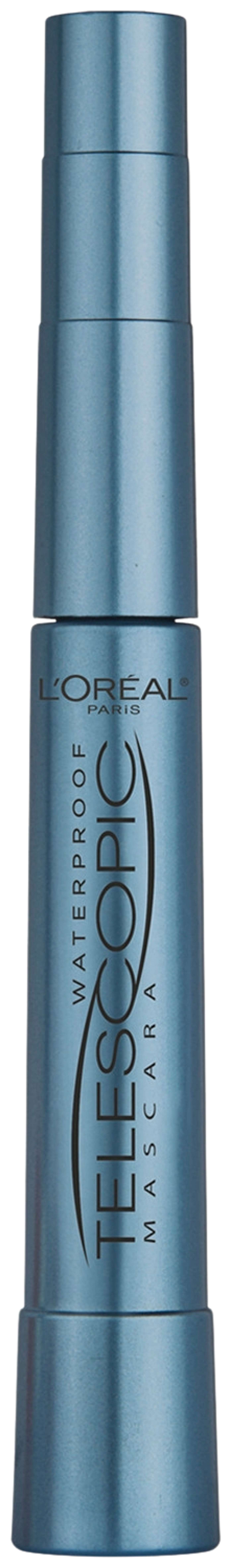 L'Oréal Paris Телескопическая черная водостойкая тушь для ресниц 8, 4 мл (цвет Черный)