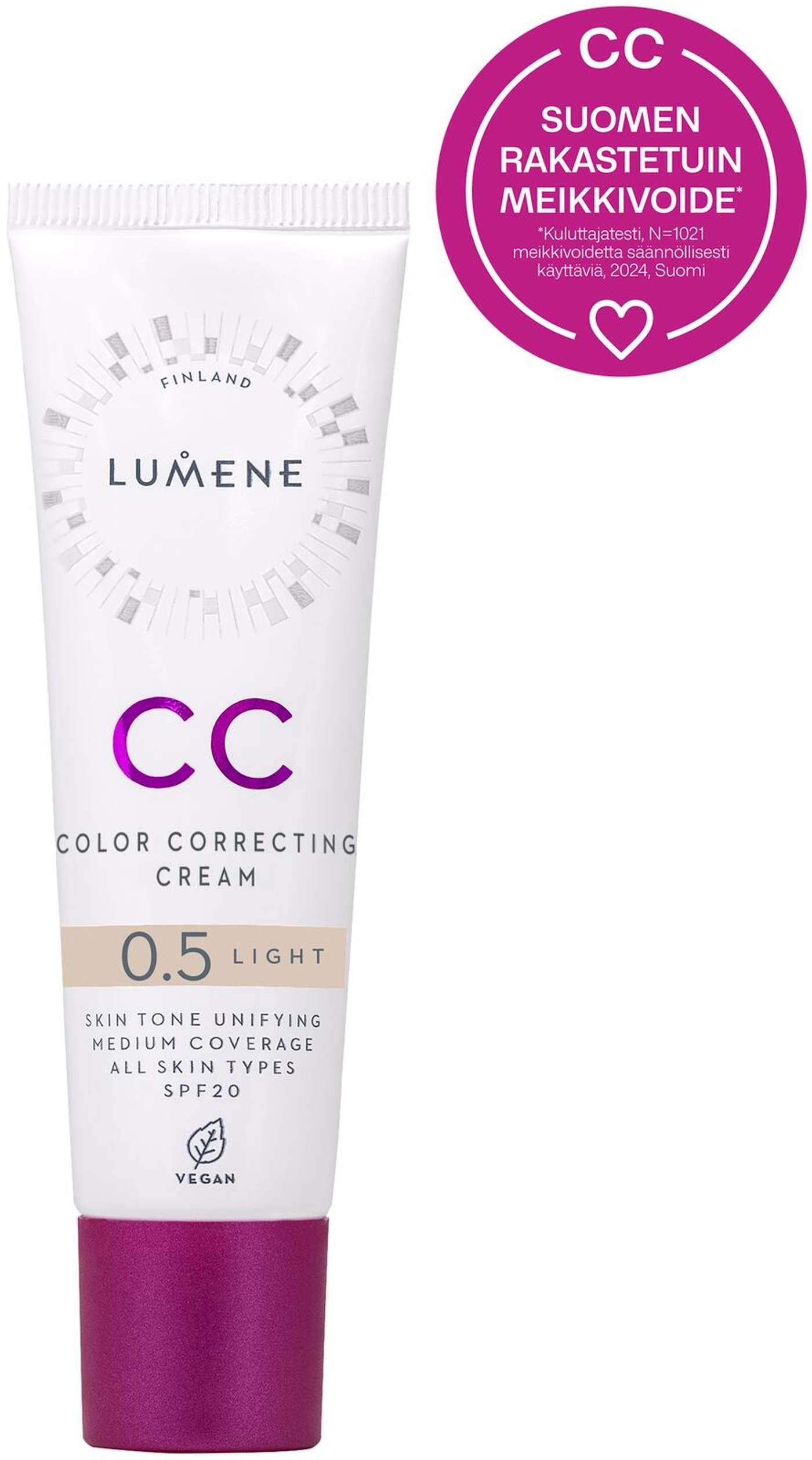 Корректирующая тональная основа Lumene CC SK20 0, 5 Light 30 мл (цвет Свет)