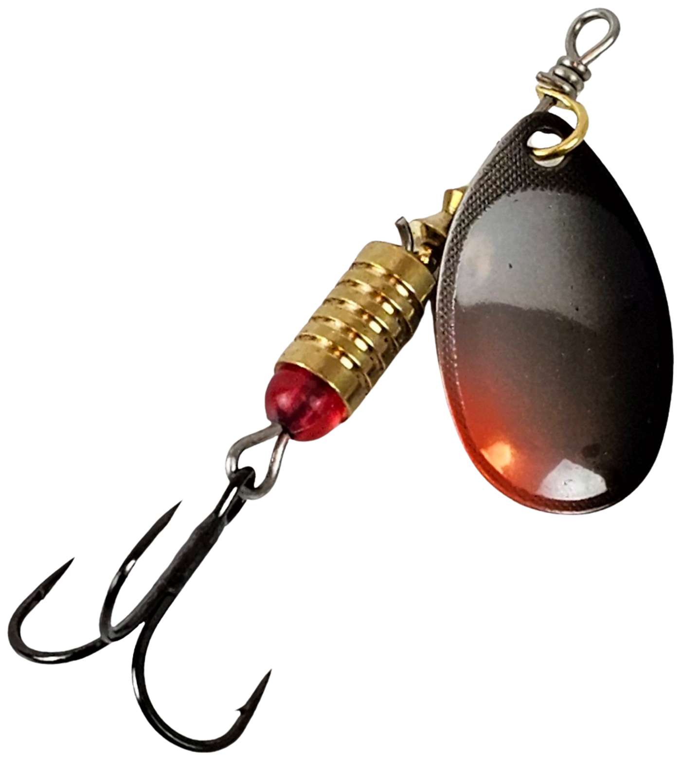 JASU Flag Lure 5g Super Spinner Черный / Серебристый