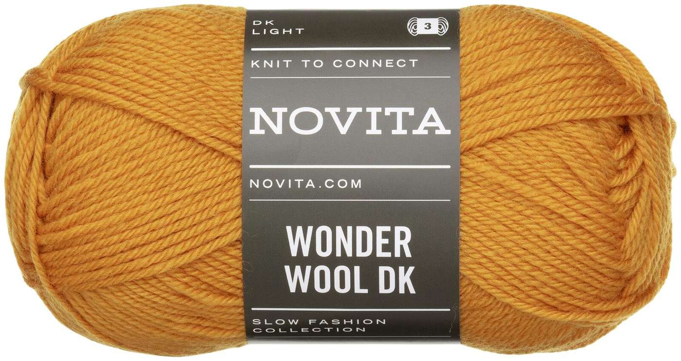 Нитка Novita Wonder Wool DK 50г гибискус 283 (цвет гибискус)