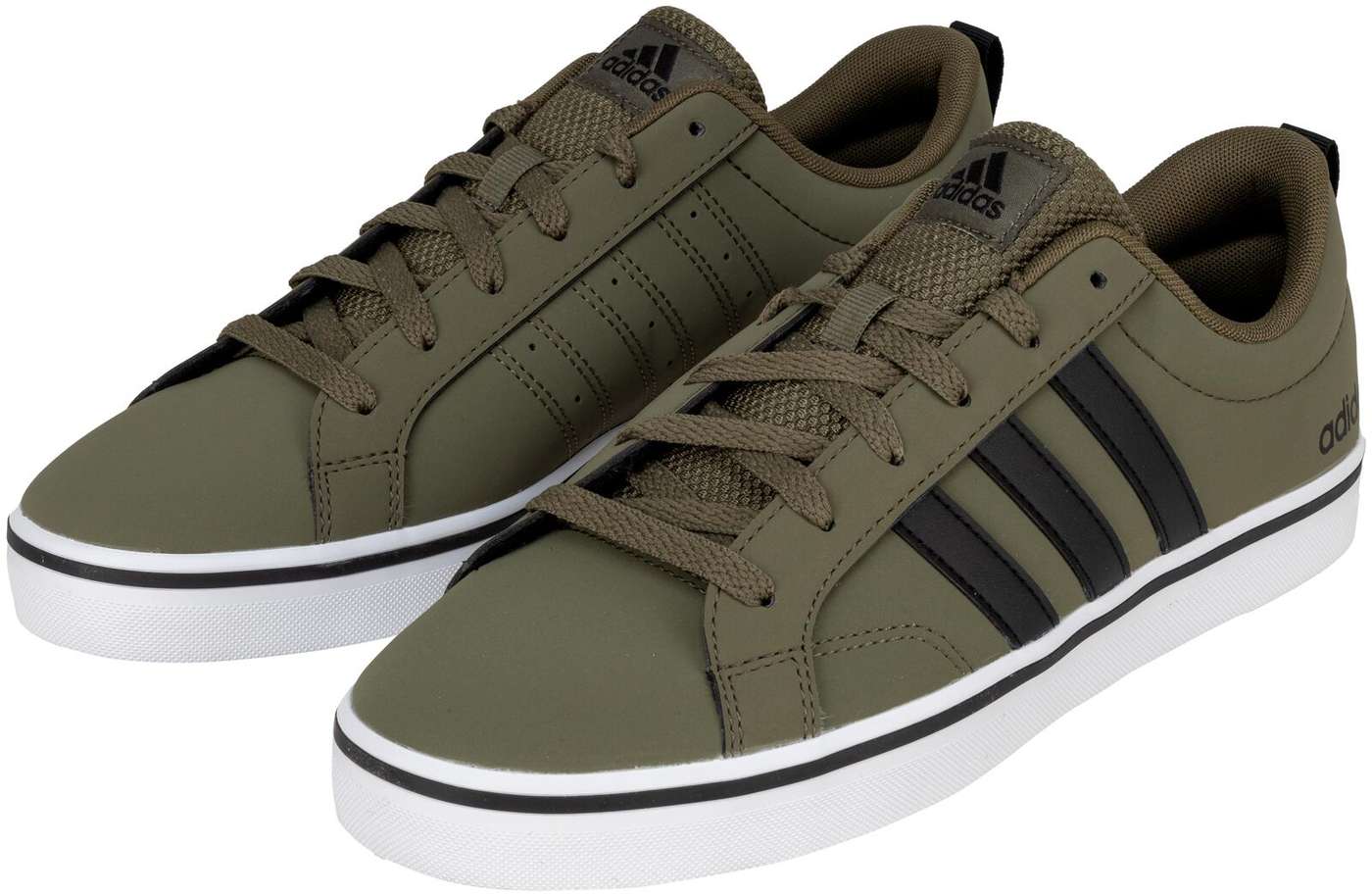 Мужская обувь для отдыха Adidas VS Pace 2. 0 Olive (размер 13 , 5, цвет Оливковый / черный / белый)