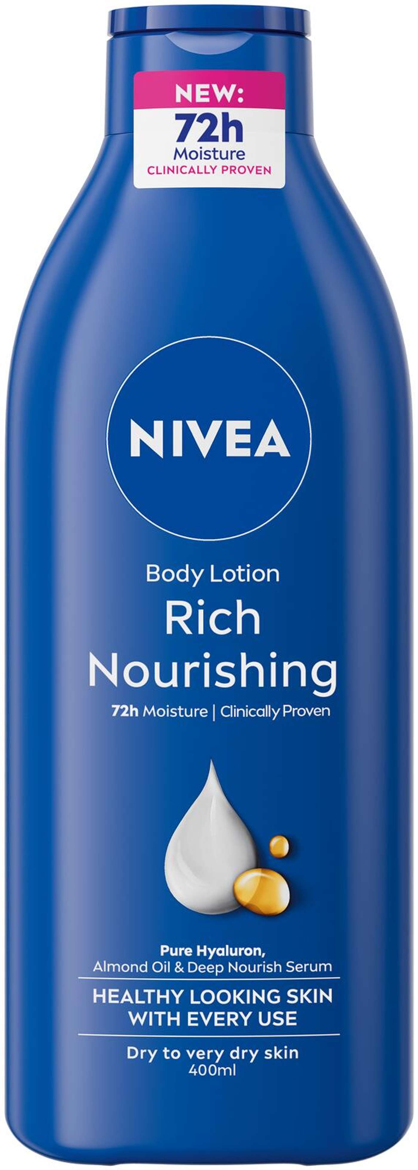 NIVEA 400 мл Насыщенное питательное молочко для тела