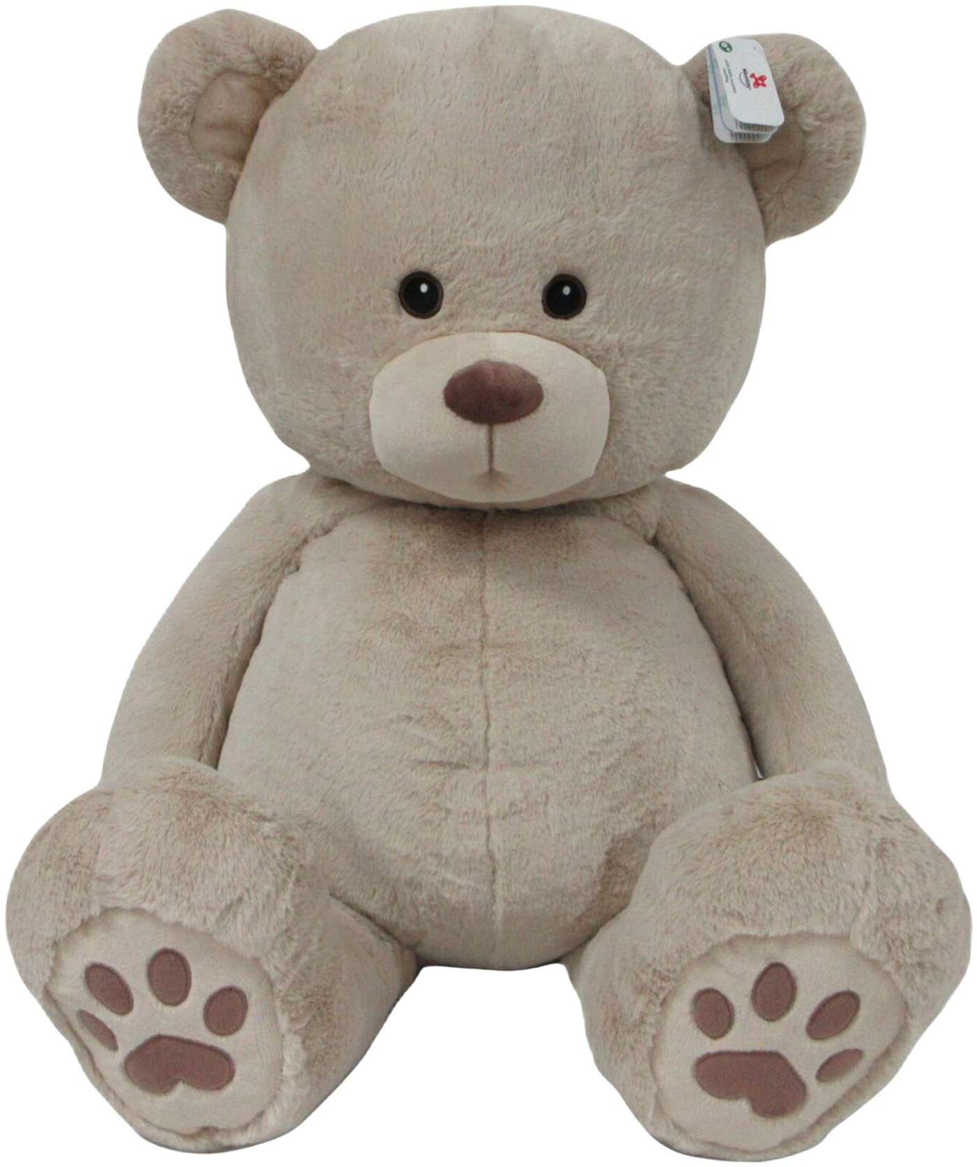 Мишка Nicotoy Teddy DeLuxe, серо-коричневый, 80 см