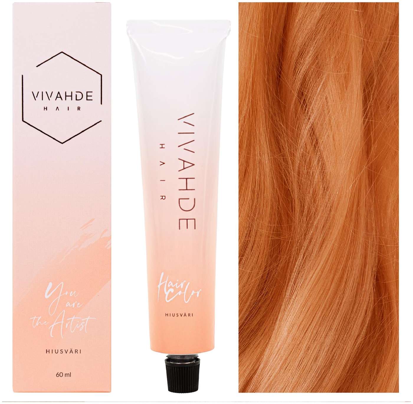 Vinahde Hair 10 C Медная краска для волос 60 мл