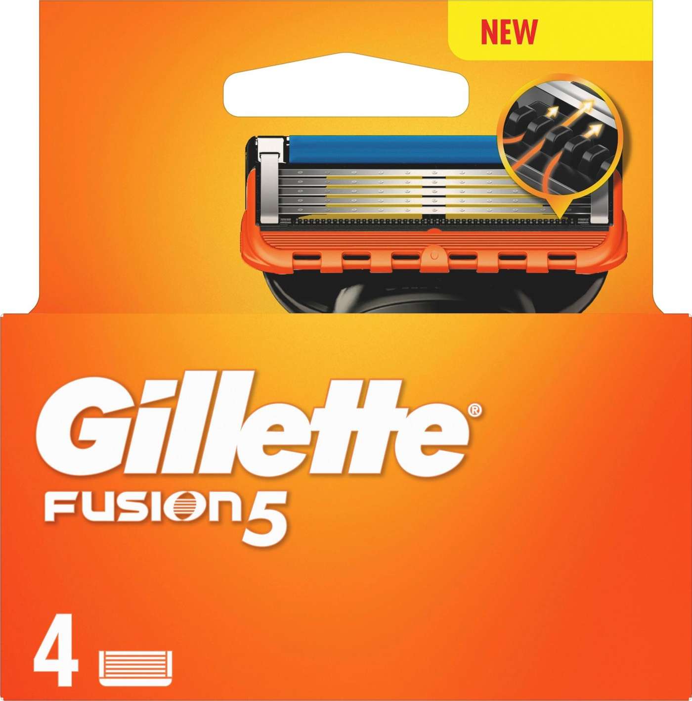 Лезвие Gillette Fusion5 4 шт.