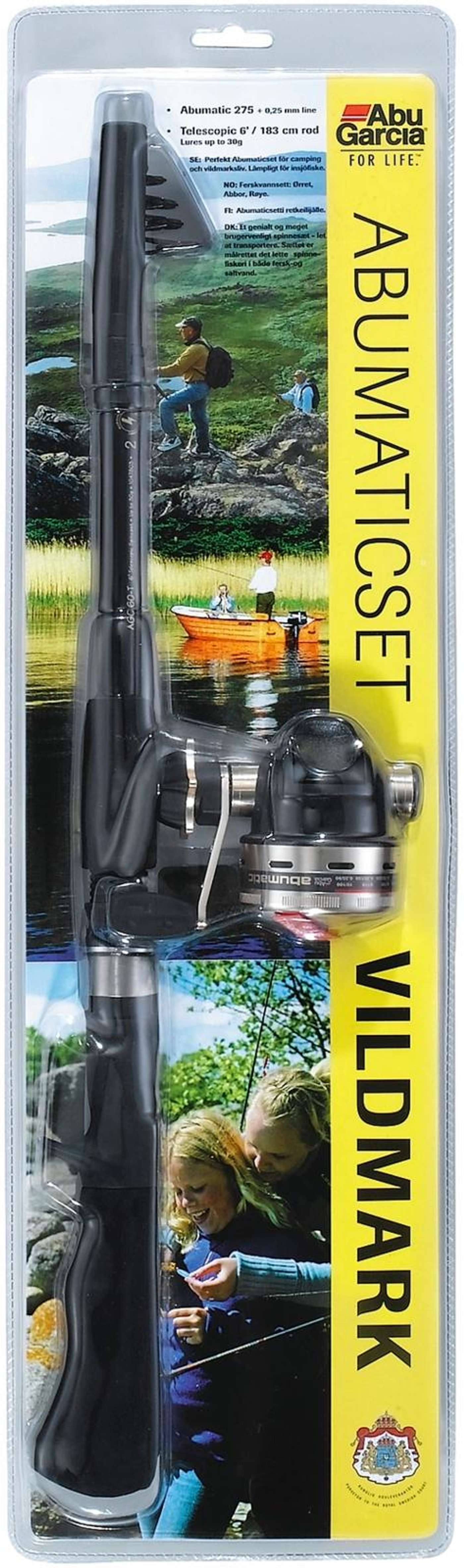 Abu Garcia Abumaticset Vildmark комплект закрытого футляра
