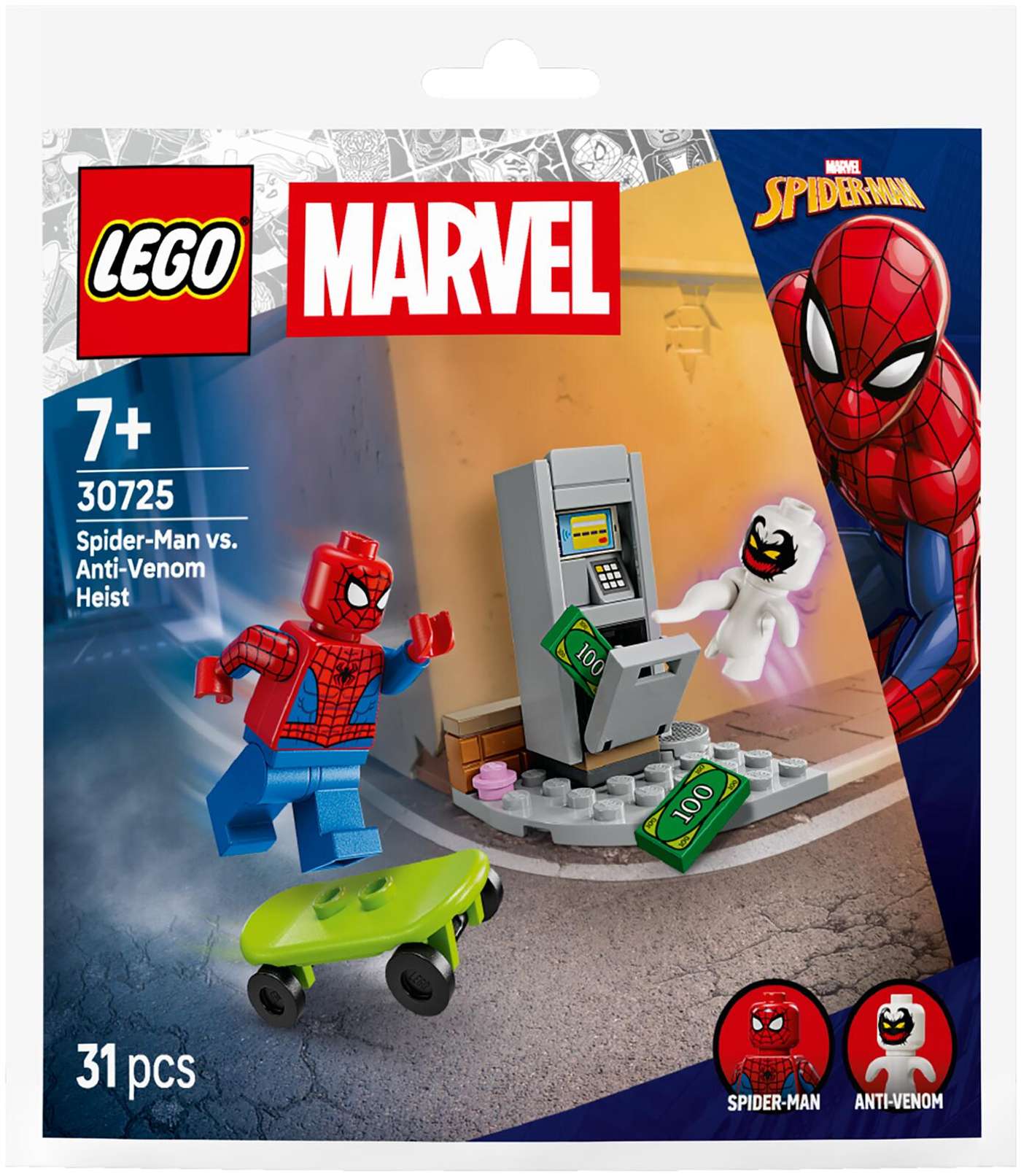 LEGO® Recruitment Bags (30725) «Человек-паук против ограбления Анти-Венома»