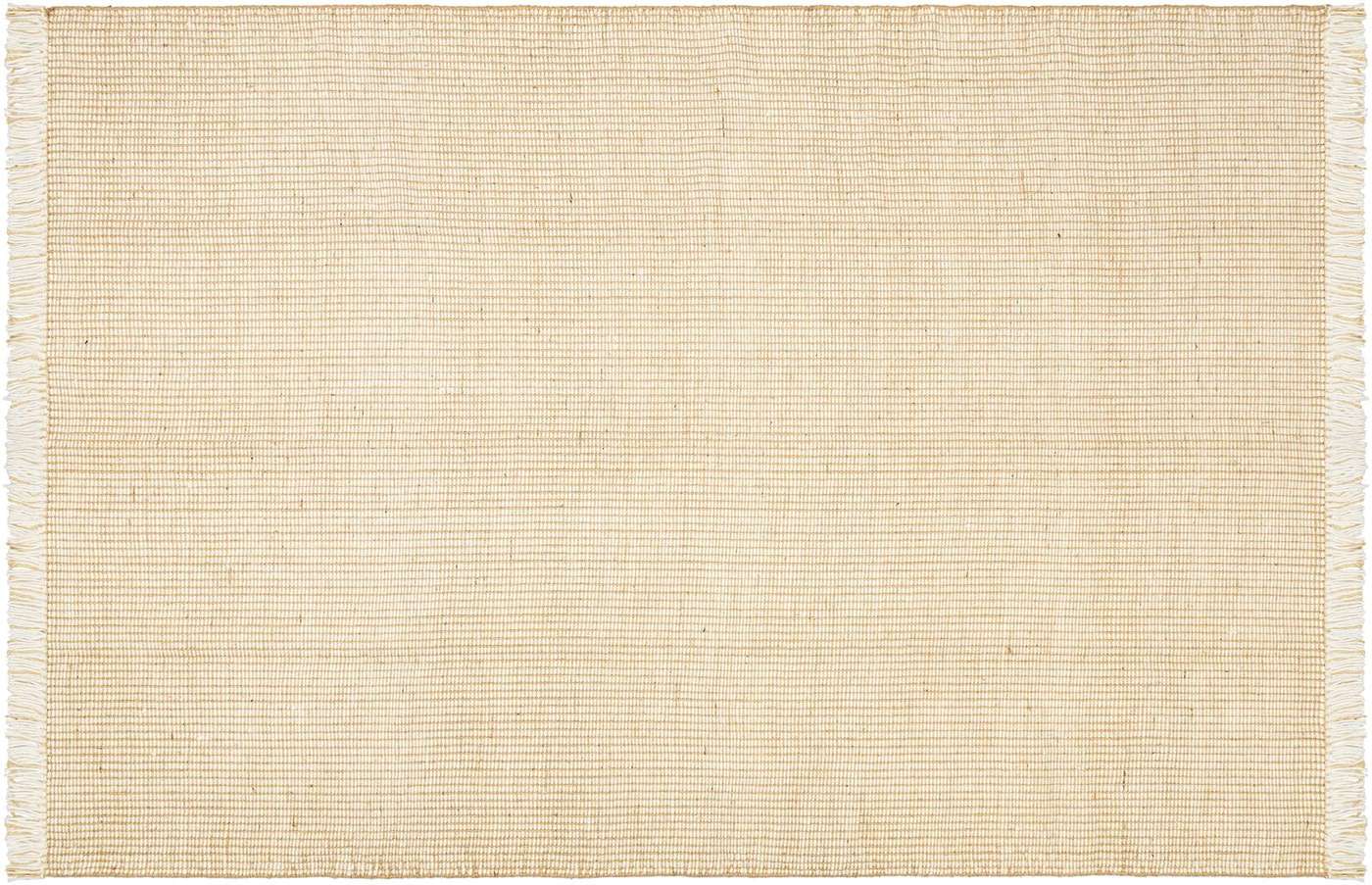 Ковер домашний шерстяной Arabia 160x230 см кремовый / джут (цвет кремовый / натуральный джут)