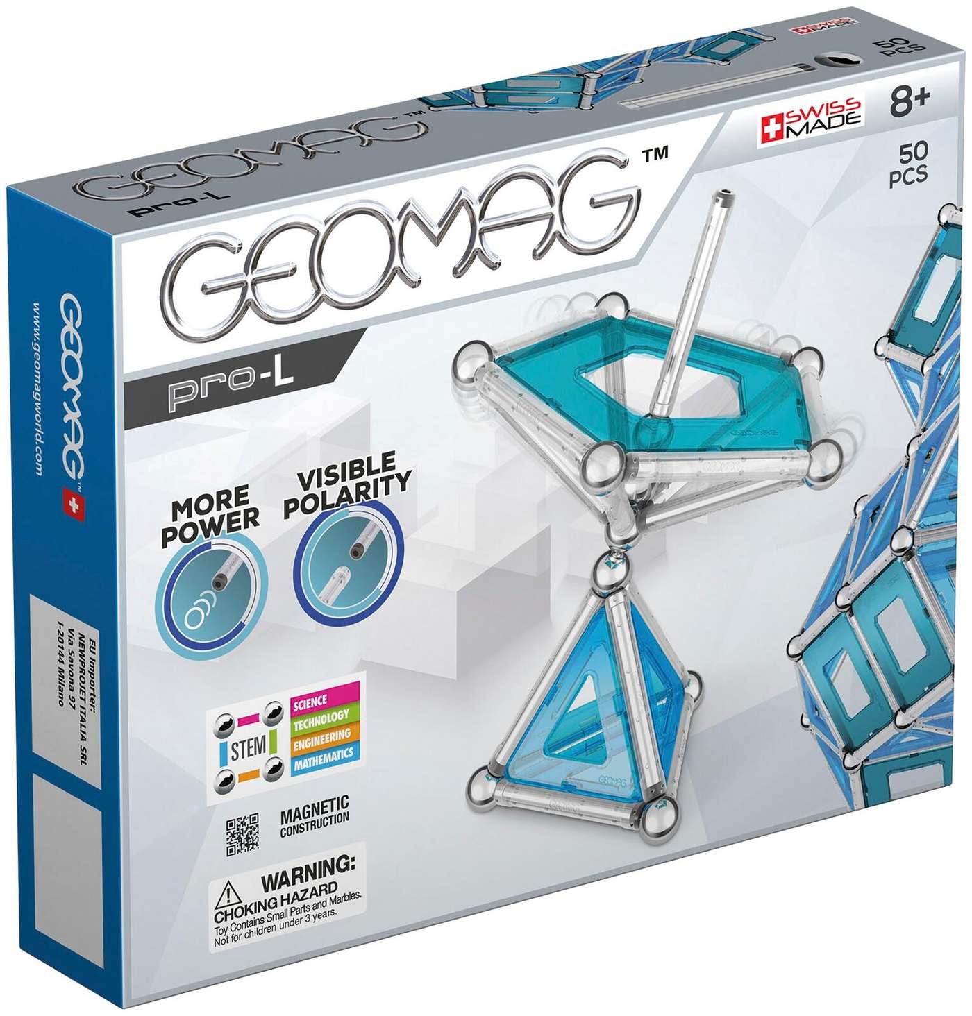Магнитный конструктор Geomag Pro-L Panels, 50 деталей