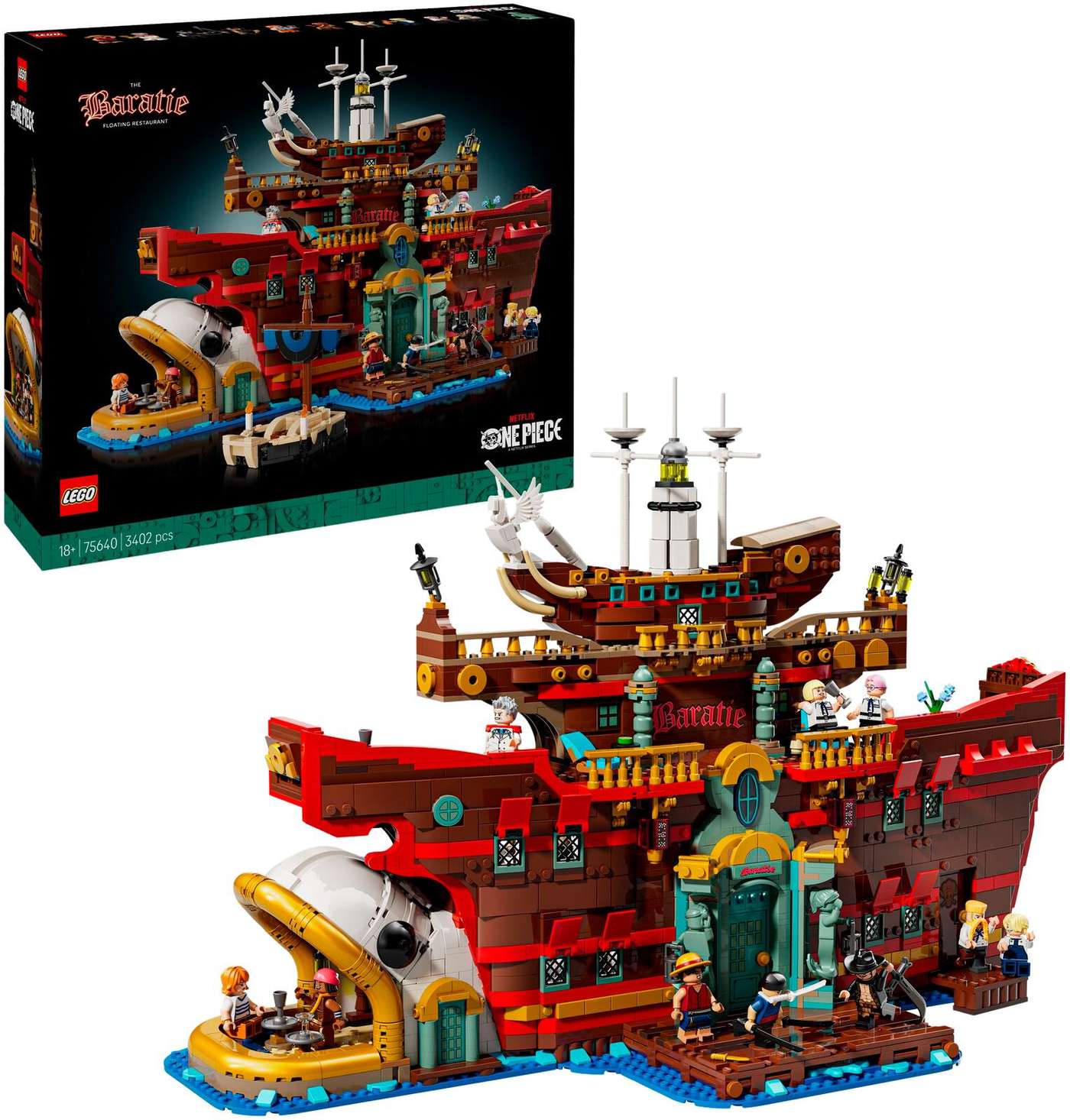 LEGO® ONE PIECE 75640 Плавучий ресторан Барати
