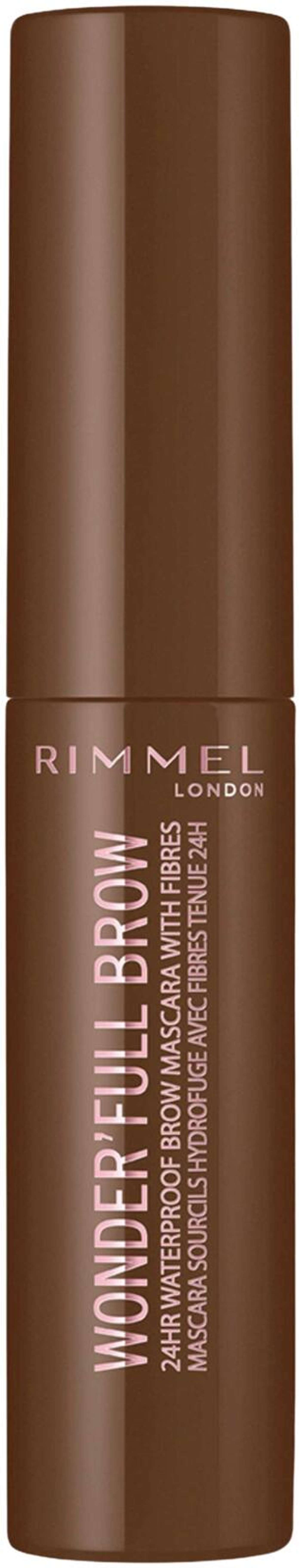 Тушь для бровей Rimmel London Wonder'Full Brow 4, 5 мл, 002 Medium (цвет Середина)