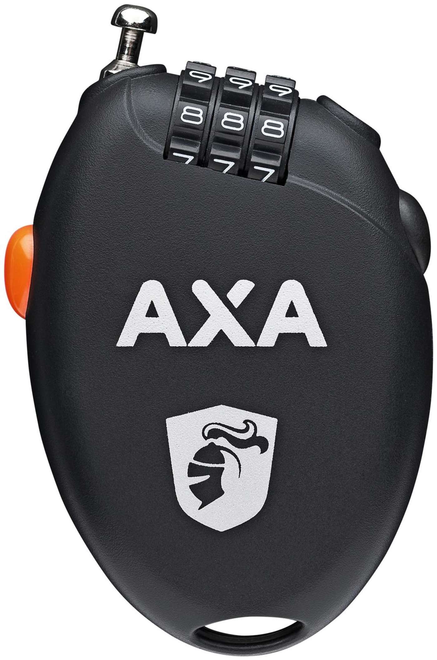 AXA Рулонный тросовый замок 75см / 1, 6мм (цвет Черный)