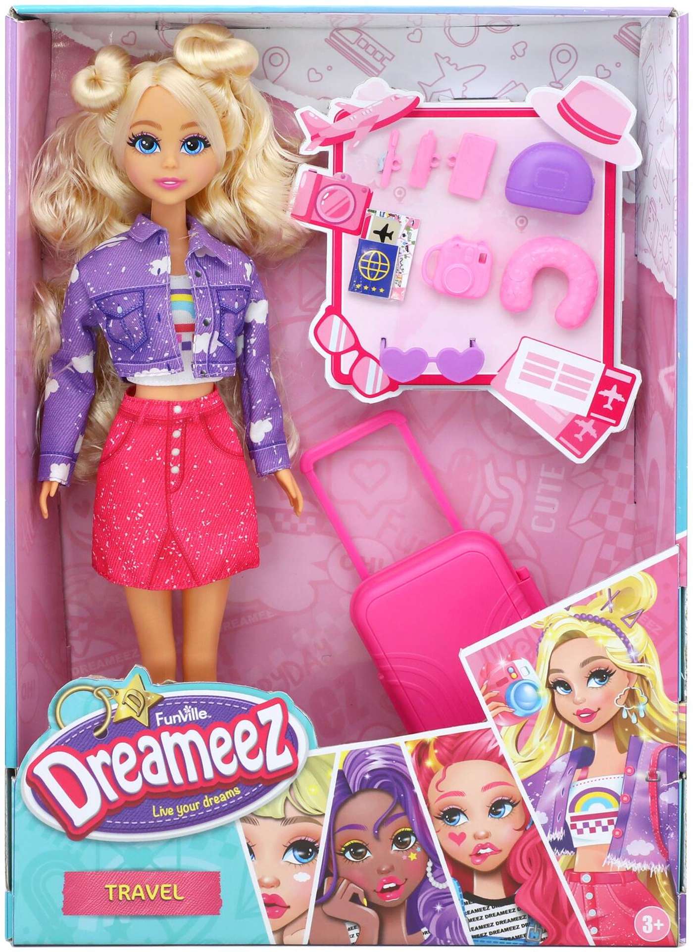 Модная кукла Dreameez и чемодан