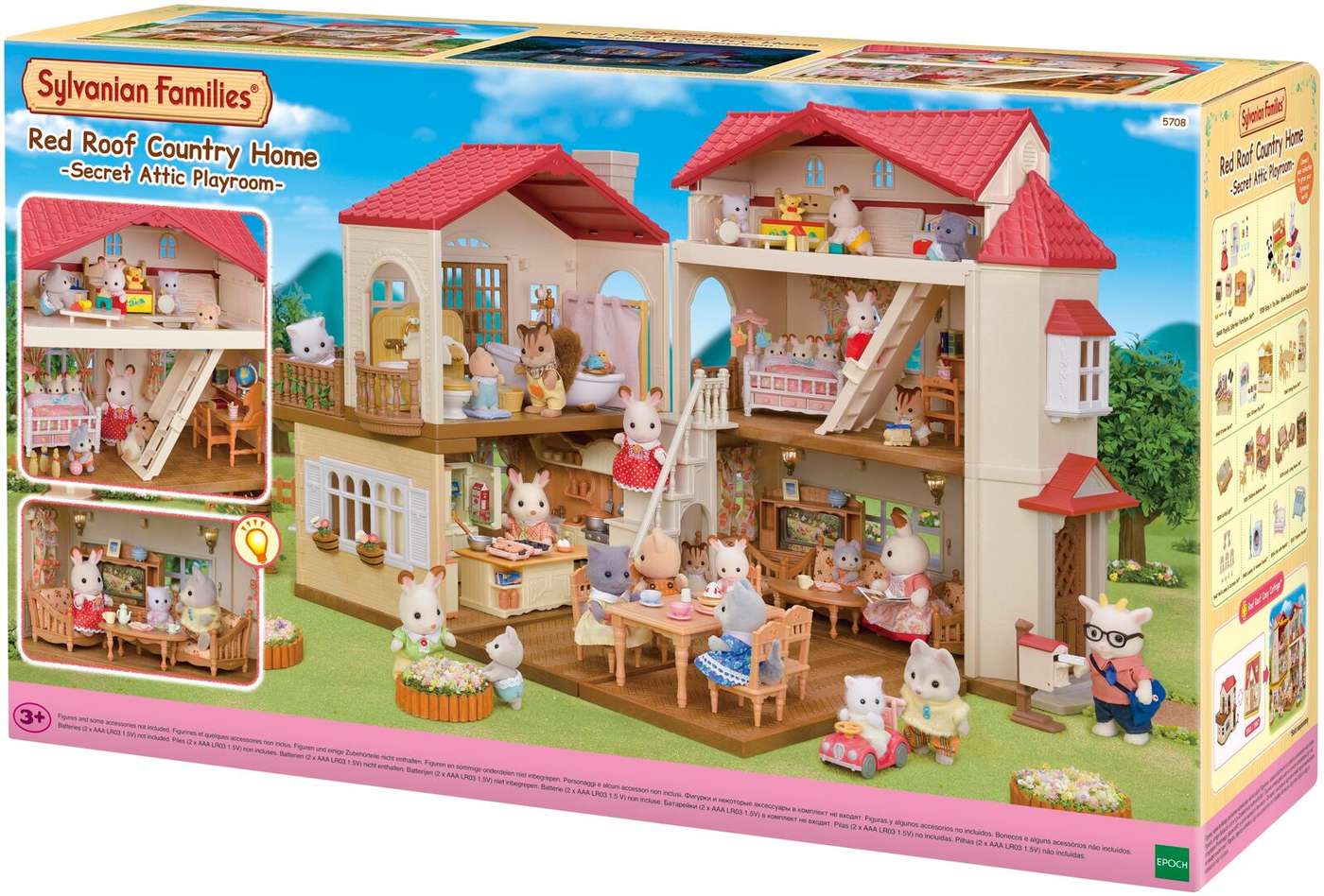 Таунхаус Sylvanian Families на чердаке