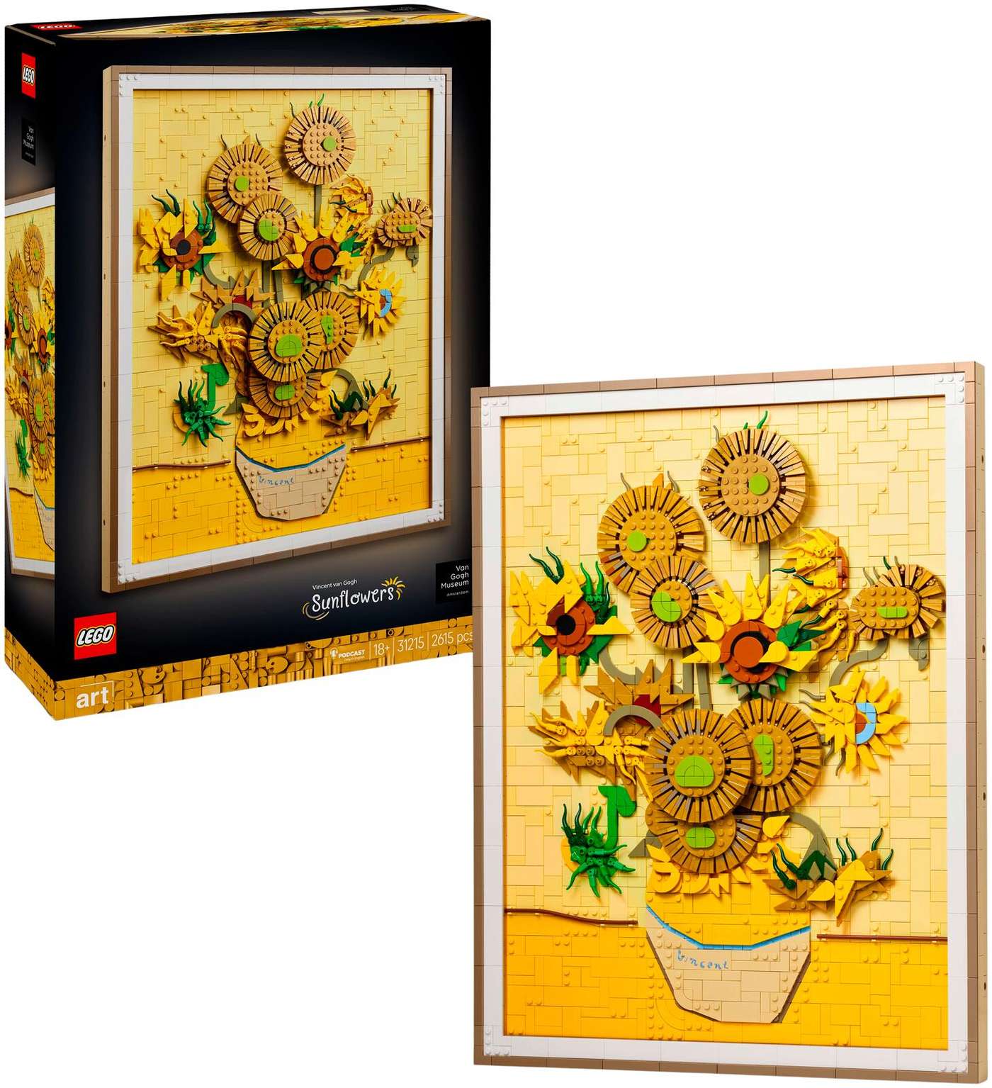 LEGO® Art 31215 Винсент Ван Гог - Подсолнухи