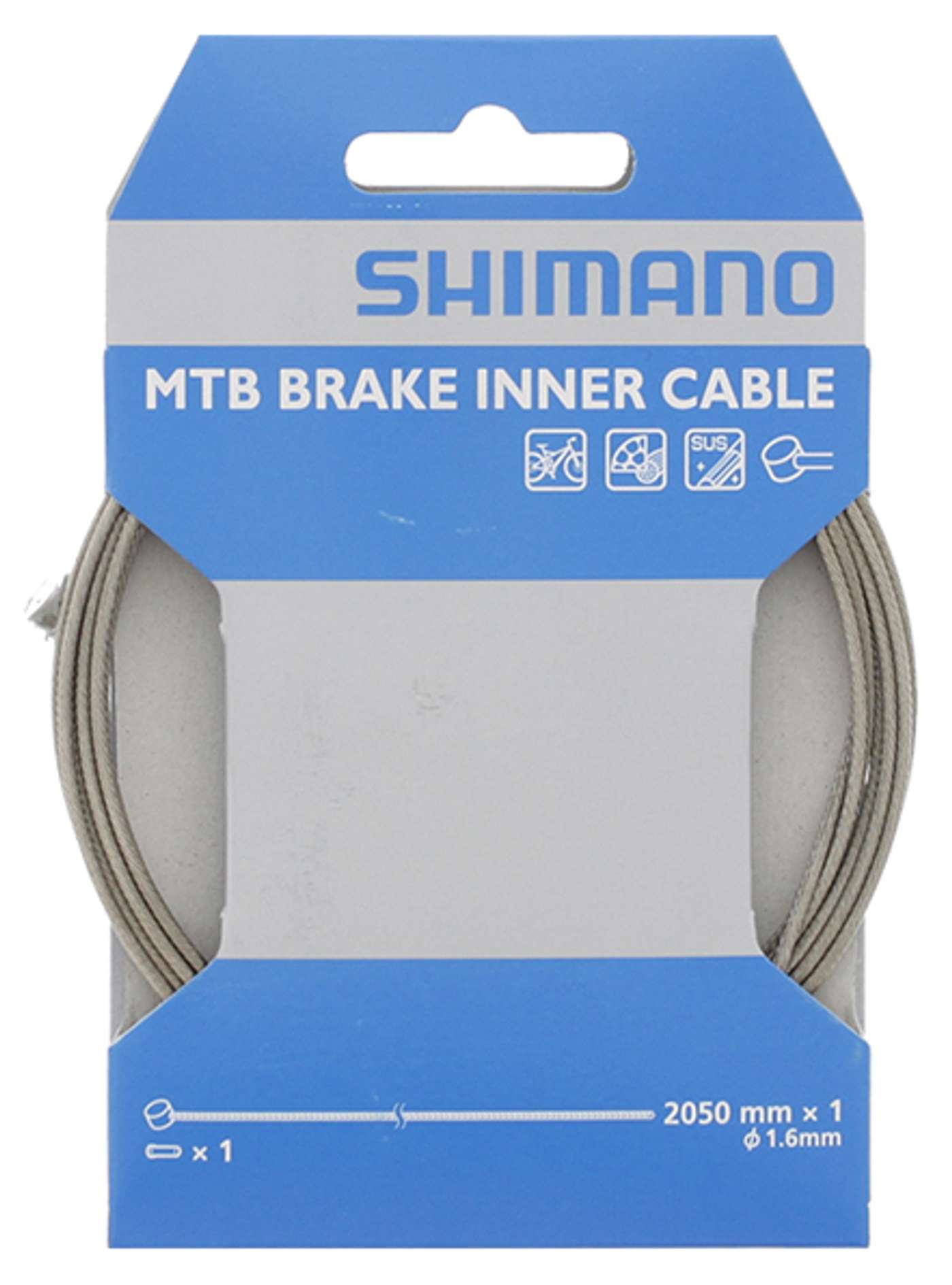 Список тормозных тросов Shimano MTB (цвет Серебро)