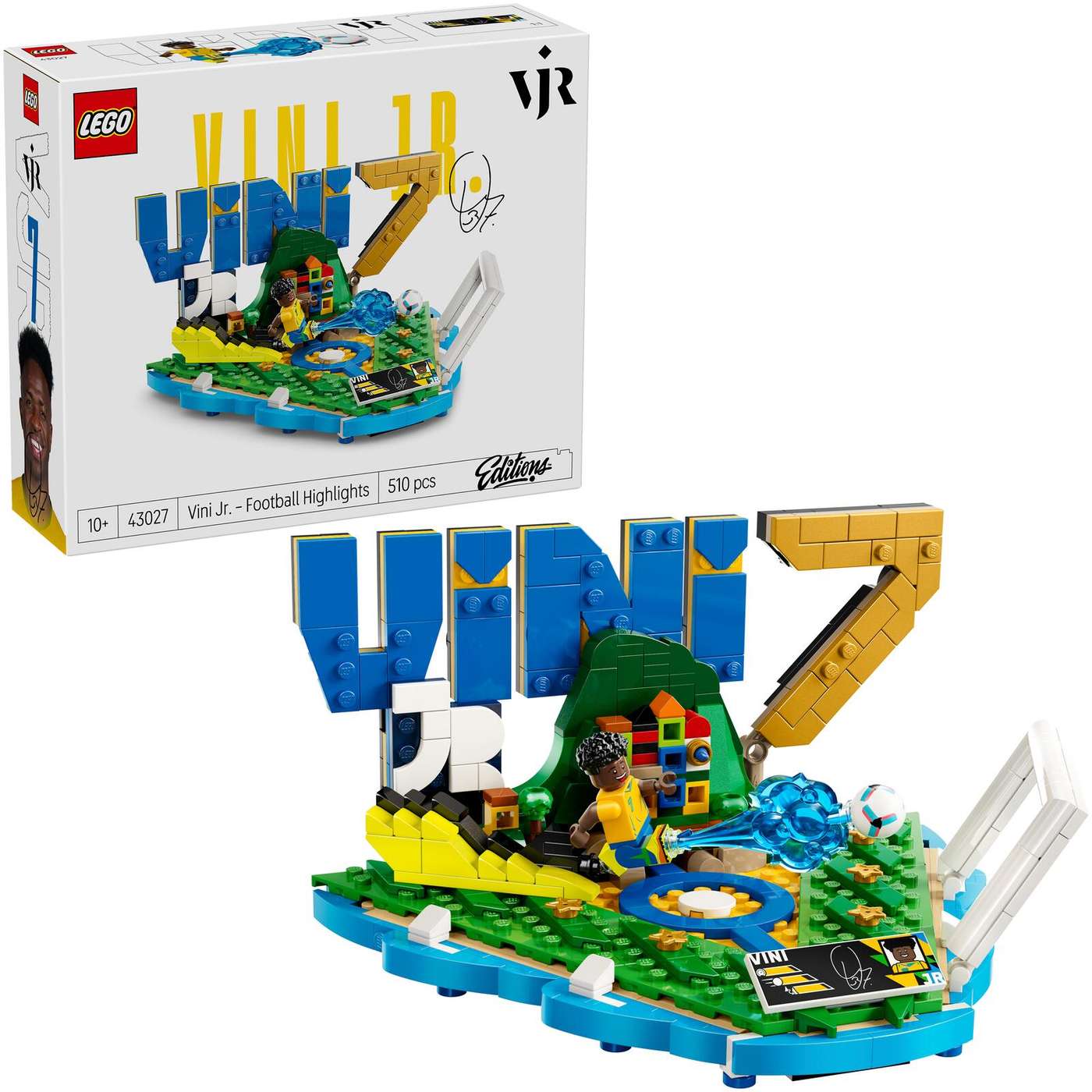 LEGO® Editions Football 43027 Вини-младший - моменты звезд футбола