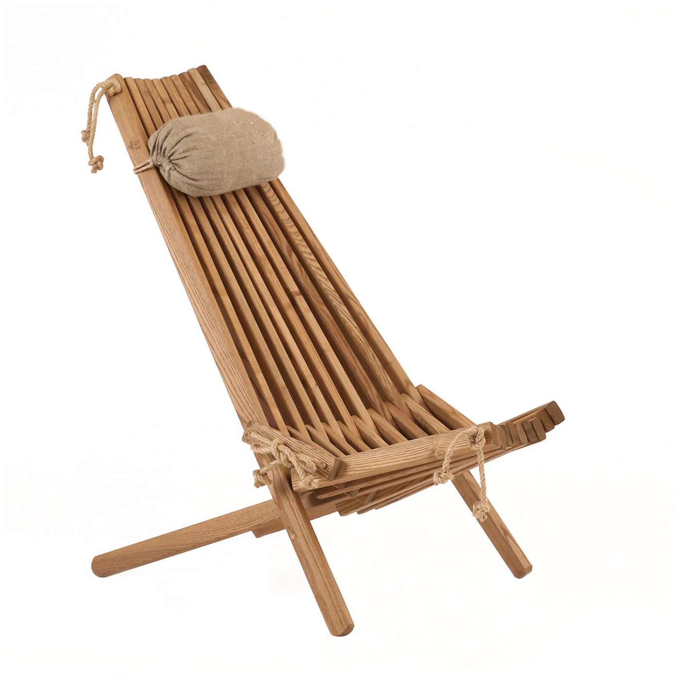 EcoFurn® Eco стул + подушка, пепельно-коричневый, промасленный (цвет коричневый смазанный маслом)