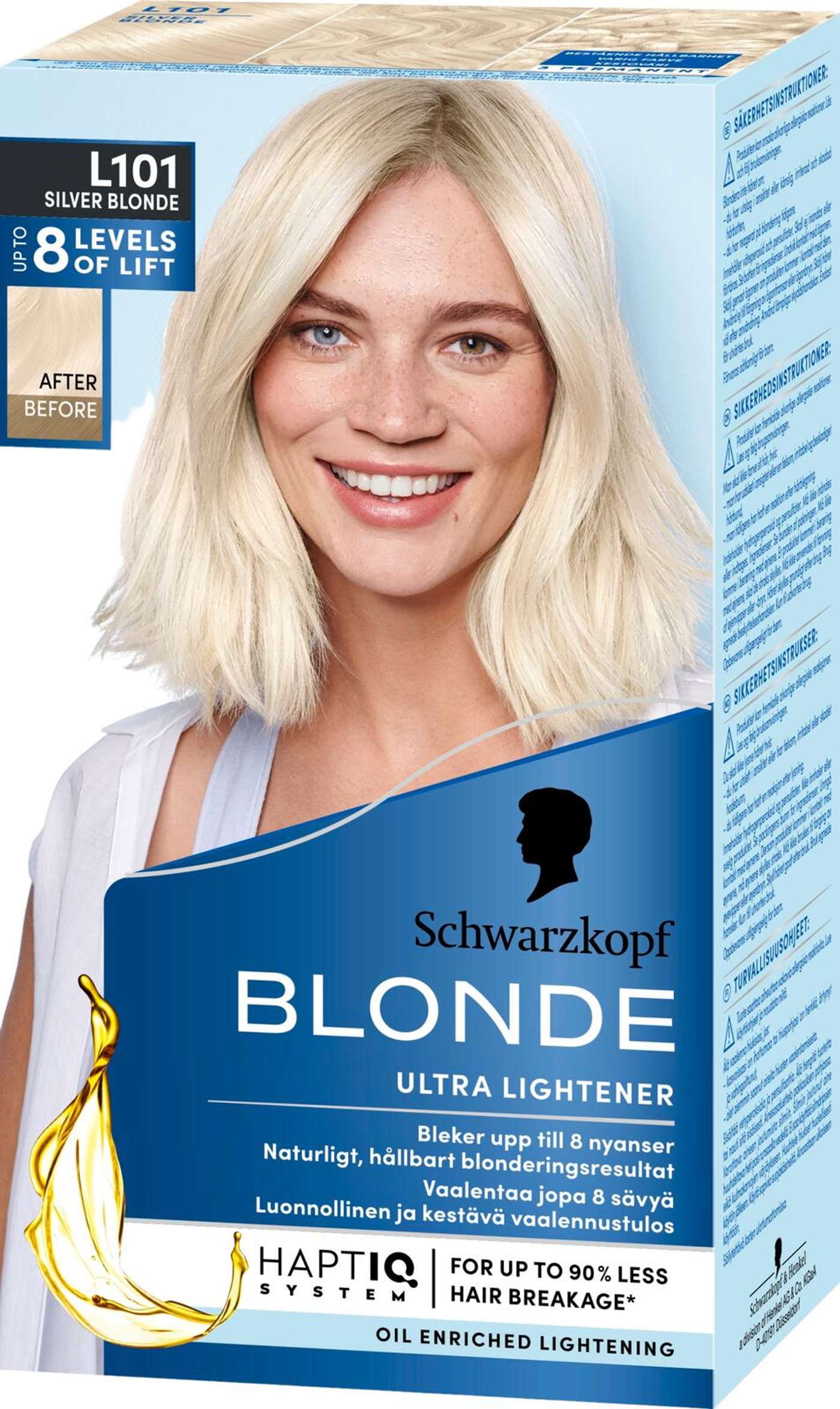 Schwarzkopf Blonde L101 Silver Blonde осветляющий крем (цвет L101 Серебристый блондин)
