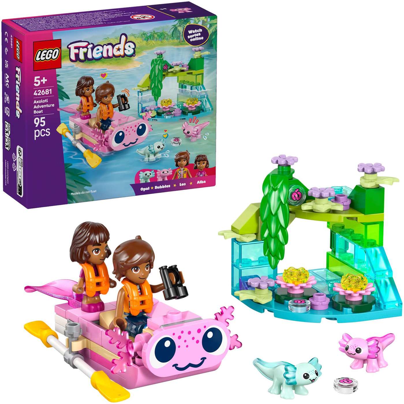 LEGO® LEGO Friends 42681 Лодка приключений «Аксолотль»
