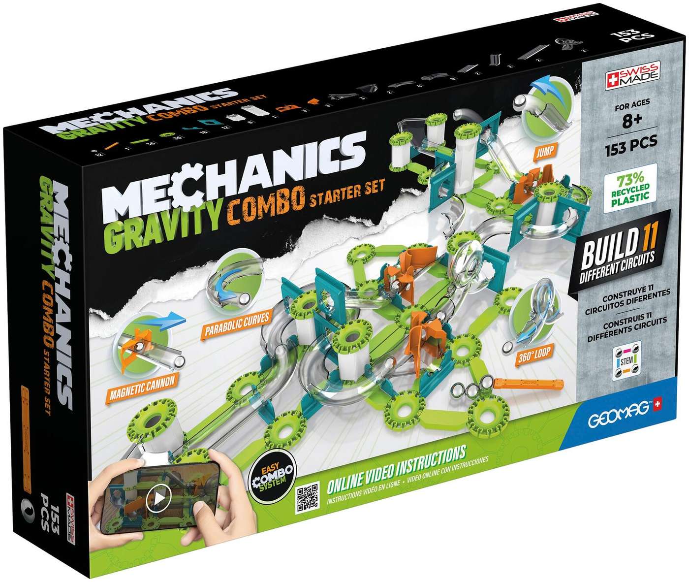 Стартовый набор Geomag Mechanics Gravity Recycled Combo 153