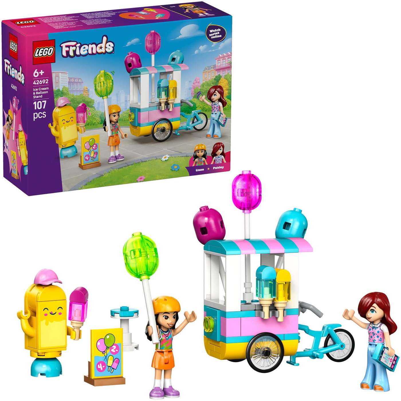 LEGO® Friends 42692 Подставка для мороженого и воздушных шаров