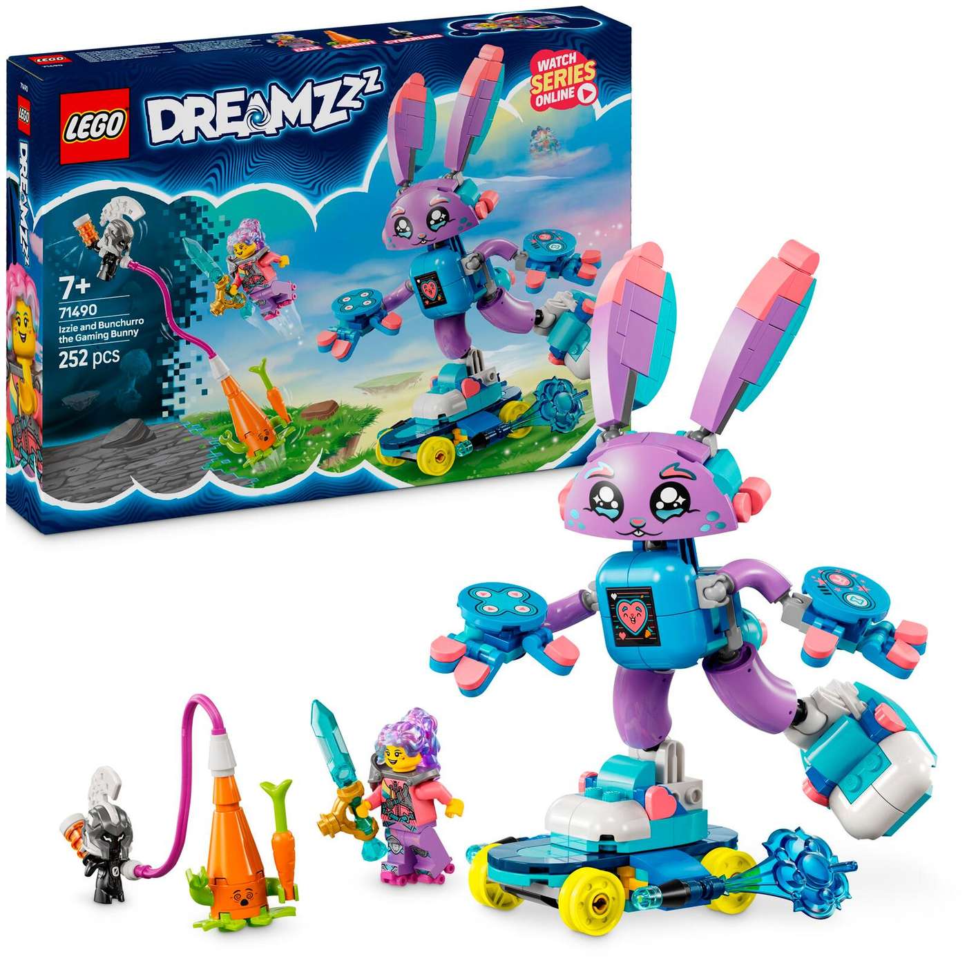 LEGO® DREAMZzz 71490 Иззи и игрушечный кролик Бунчурро