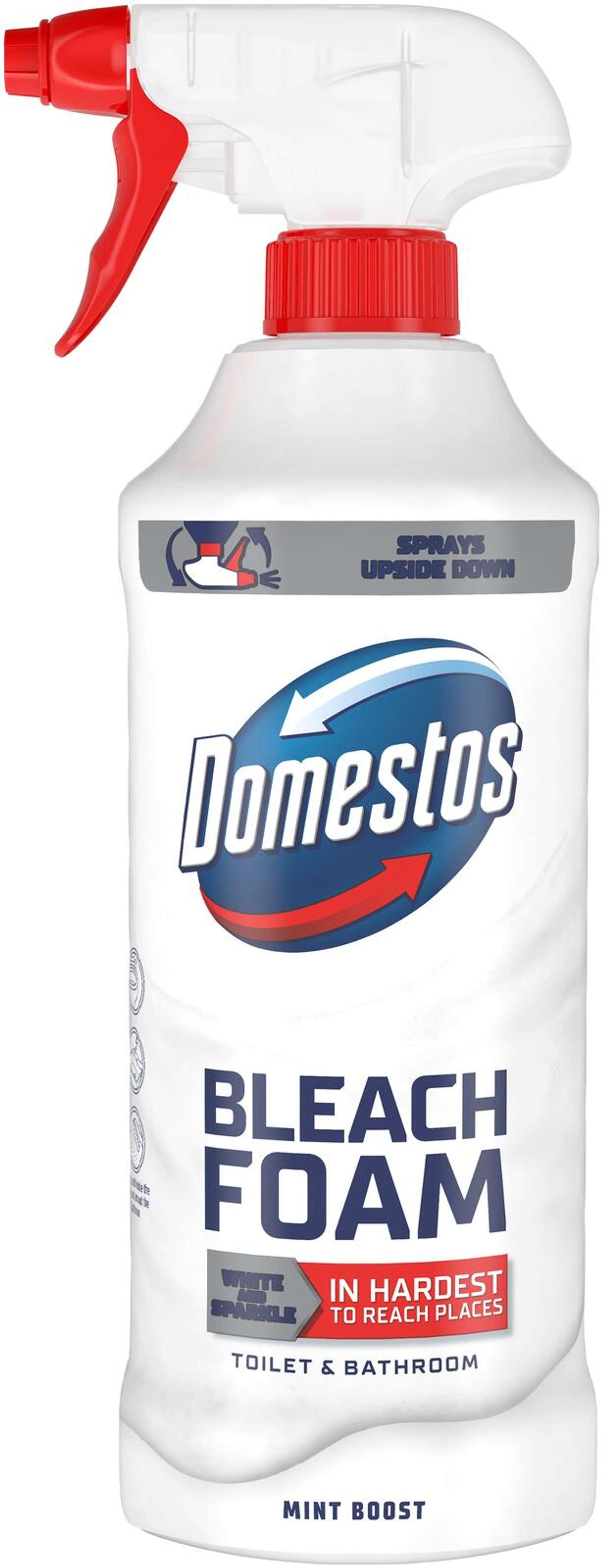 Domestos Power Foam Mint Boost спрей для чистки унитазов 435 мл