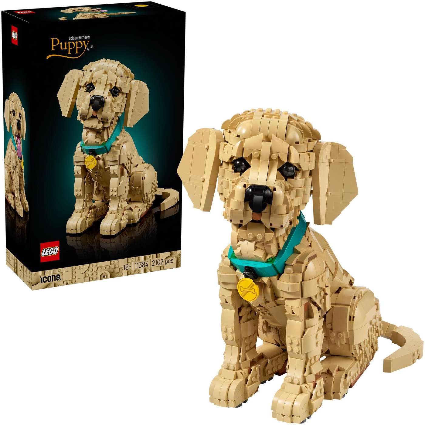 LEGO® Icons 11384 Щенок золотистого ретривера