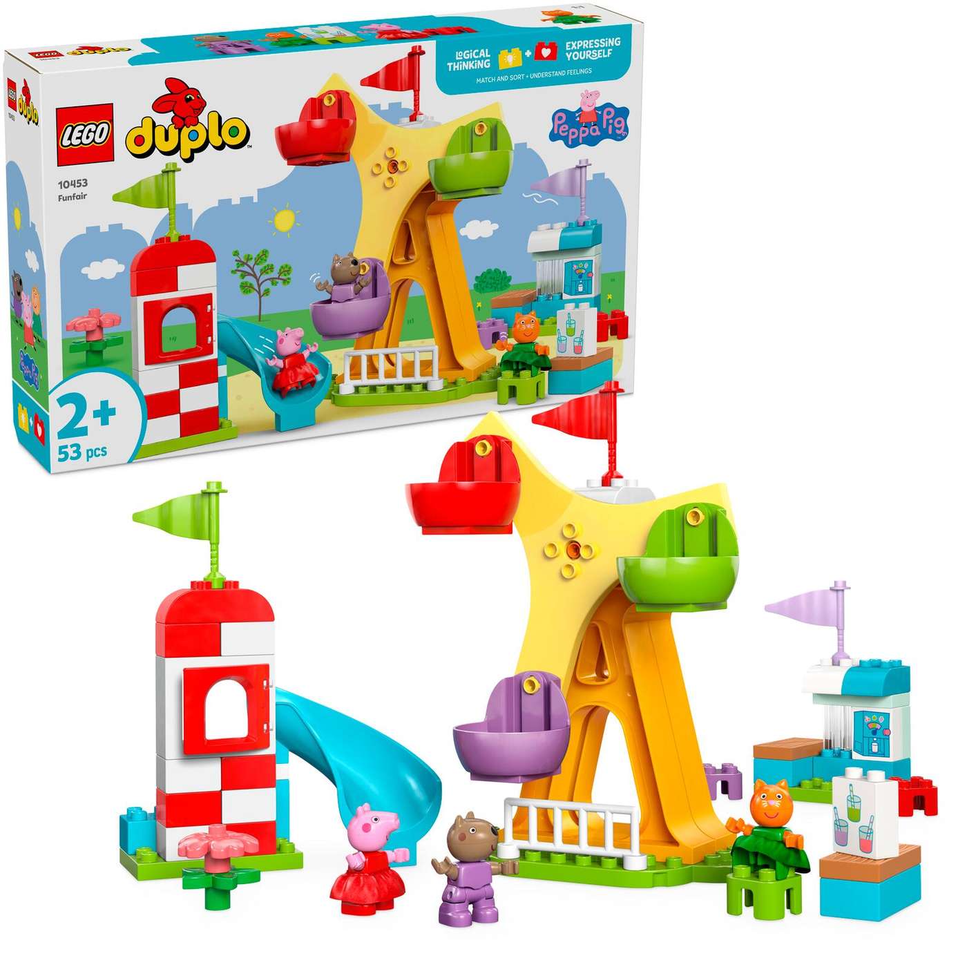 LEGO® DUPLO Свинка Пеппа 10453 Парк развлечений