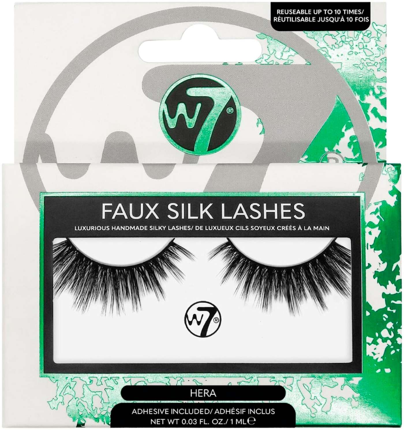 W7 Распущенные ресницы и клей Silk Hera