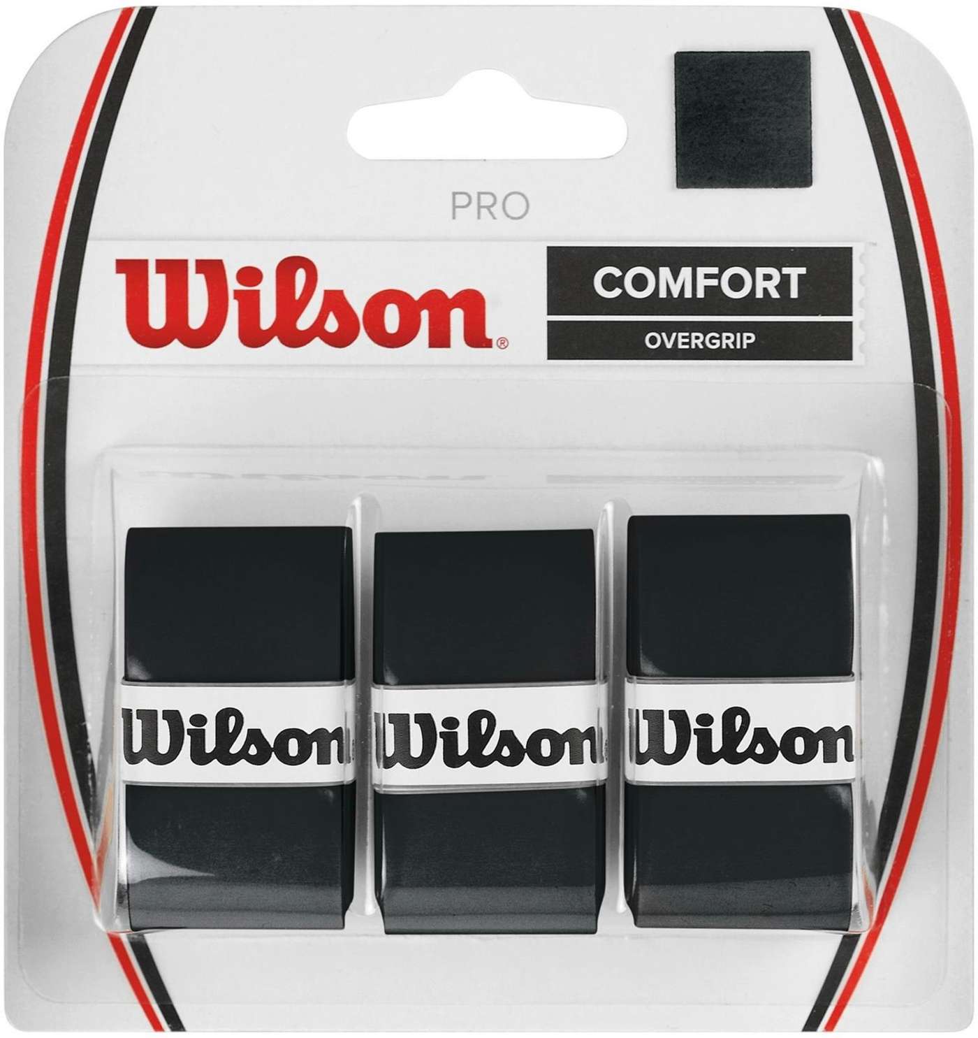 Теннисные ракетки Wilson с верхней рукояткой 3 шт. черные (цвет Черный)