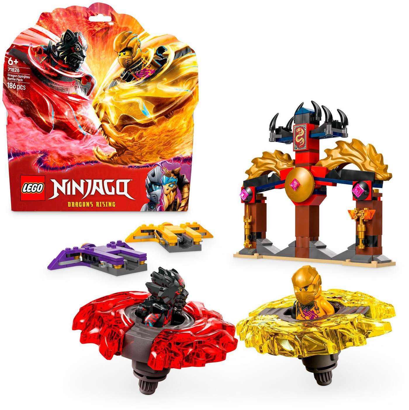 LEGO® Ninjago 71826 Набор «Битва драконов Кружитцу»