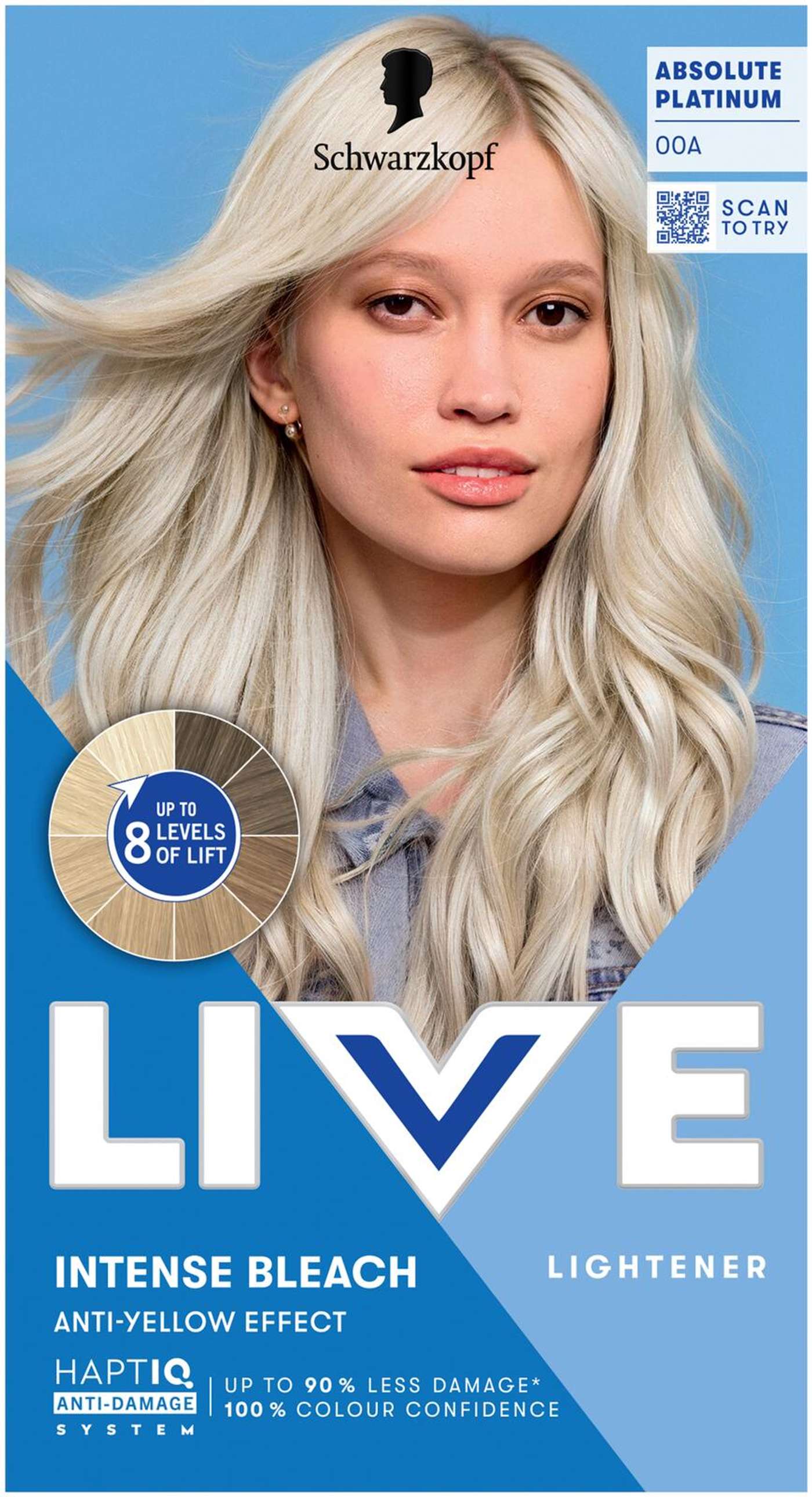 Schwarzkopf LIVE 00A Абсолютная Платина