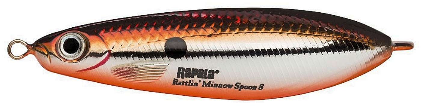 Блесна Rapala Rattlin' Minnow Spoon 08 Sbr (цвет Разноцветный)