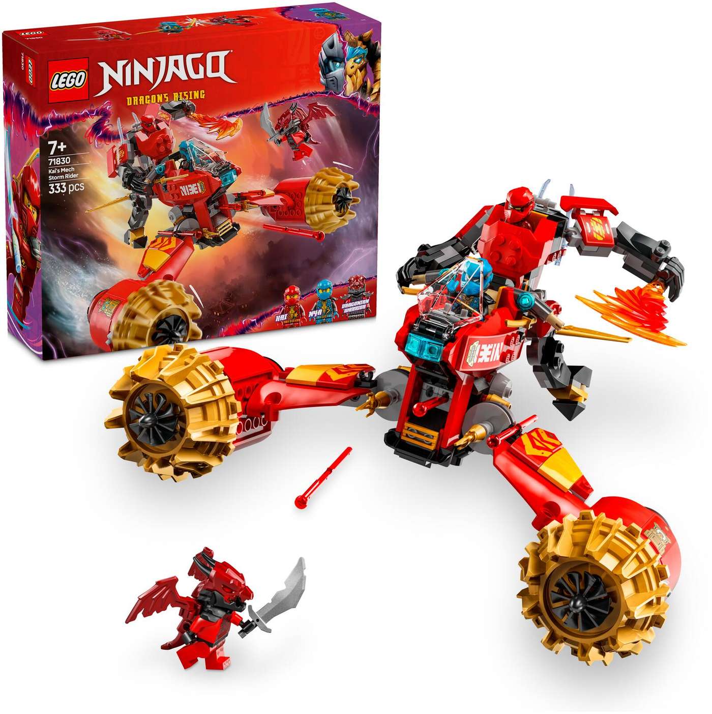 LEGO® Ninjago 71830 Робот-штормовой наездник Кая