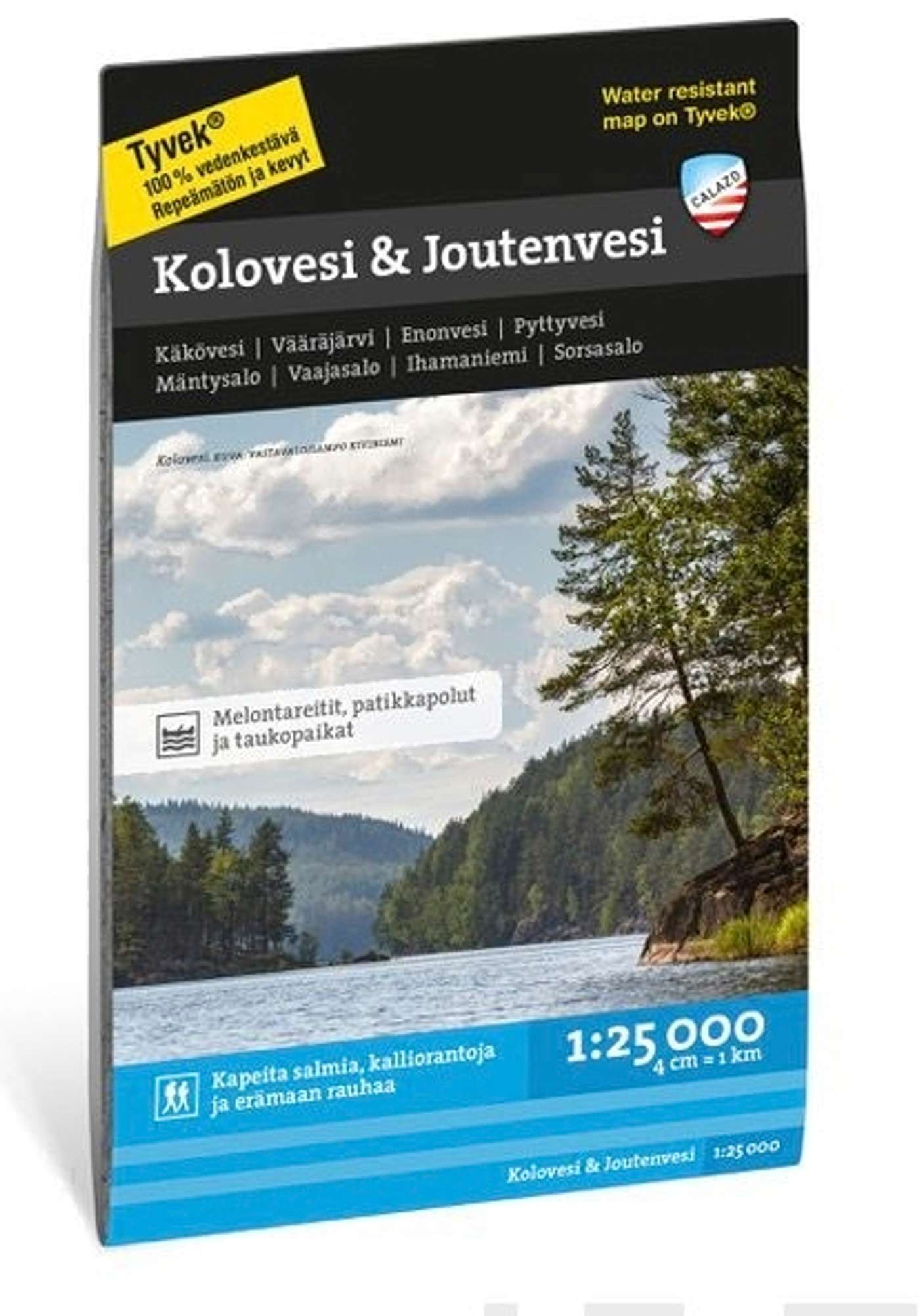 Карта Каласо Коловеси и Йоутенвеси