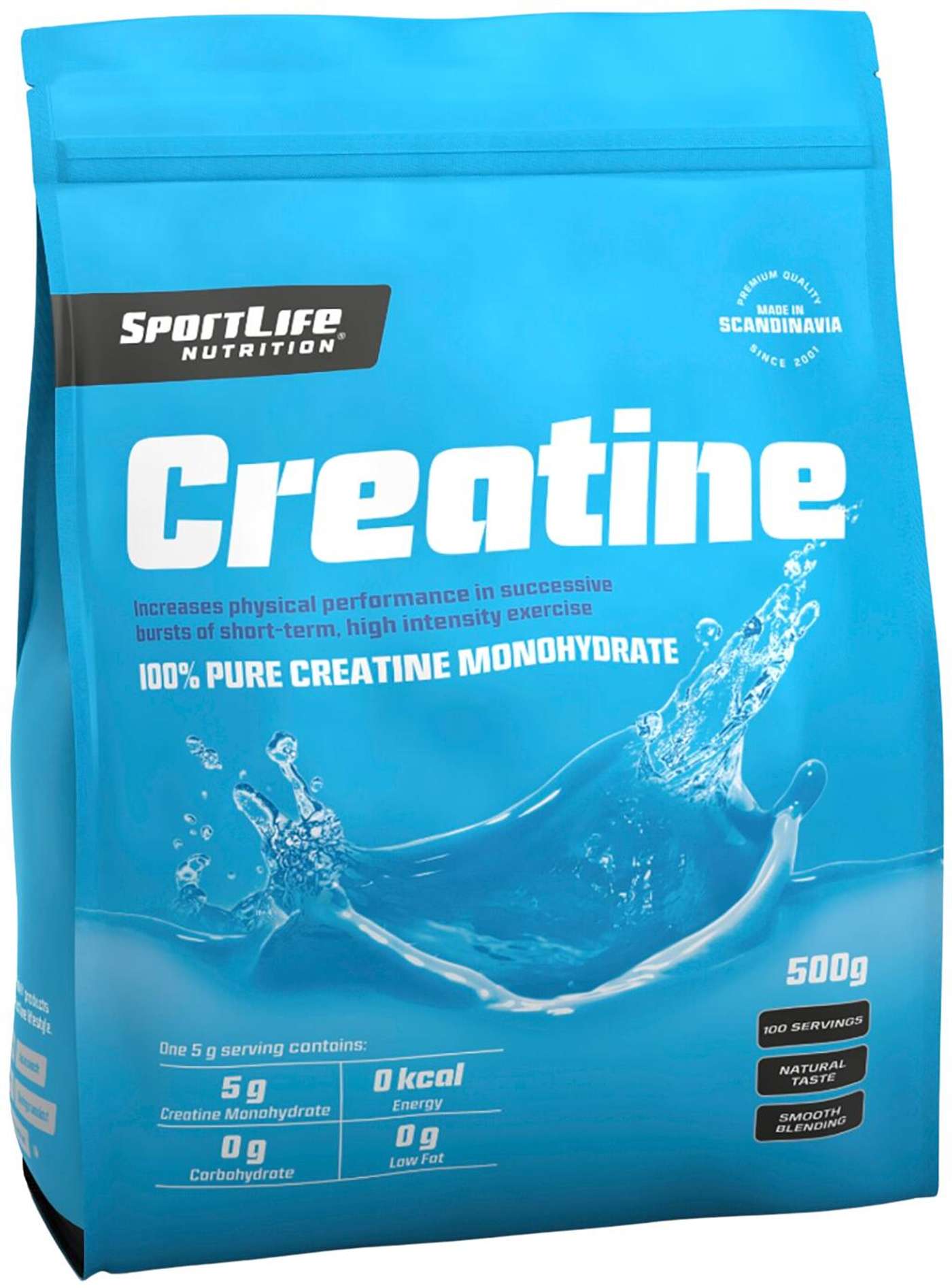 SportLife Nutrition Creatine 500г Креатин моногидрат